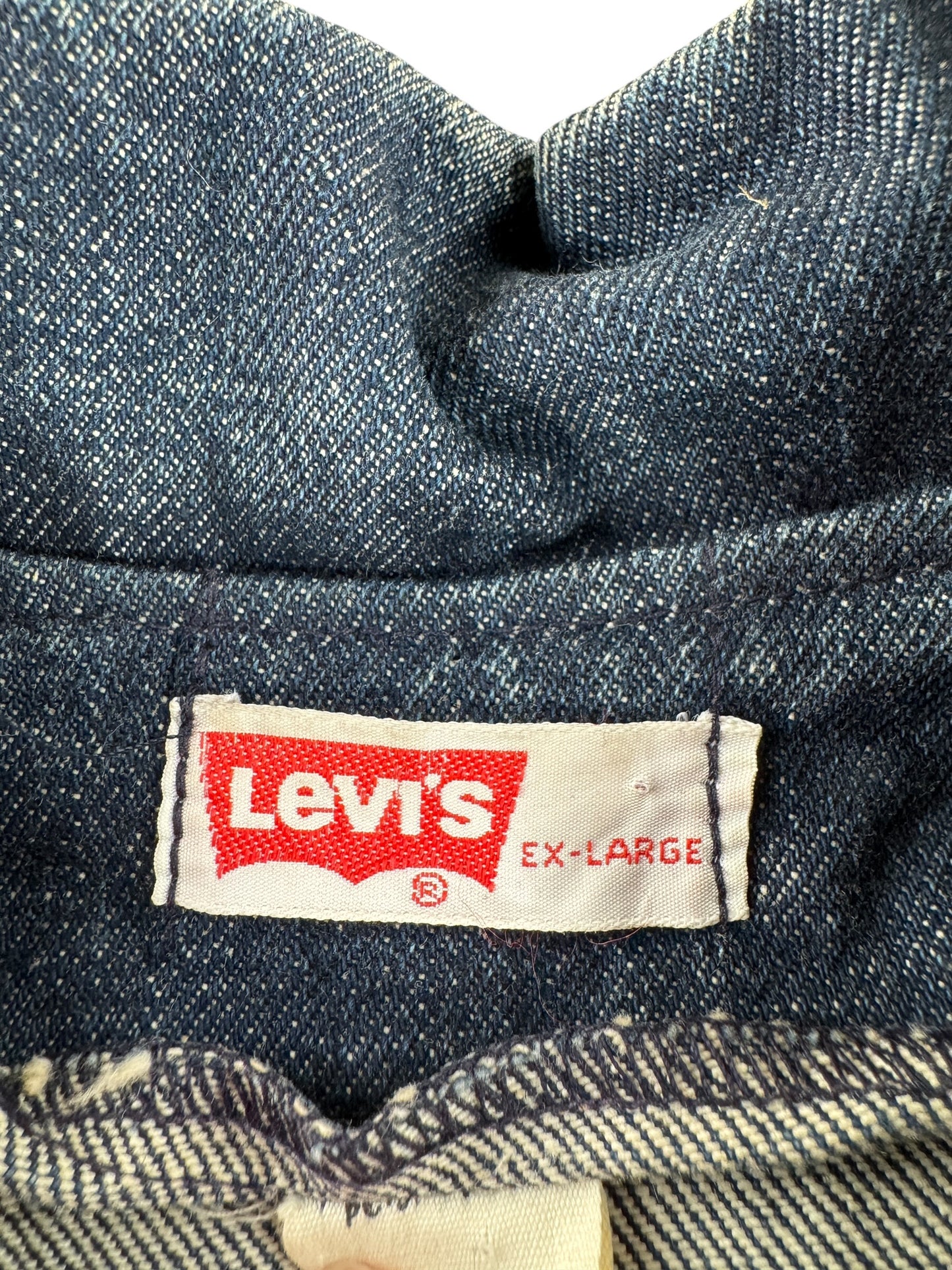 Label on Vintage Levi's Orange Tab Boho Jacket SZ XL