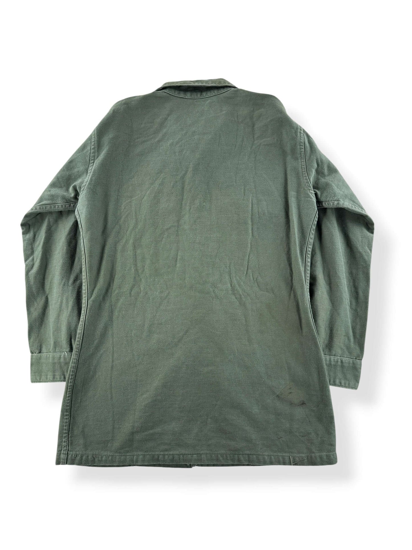 Back of Vintage 60s USN OG-107 Shirt SZ M