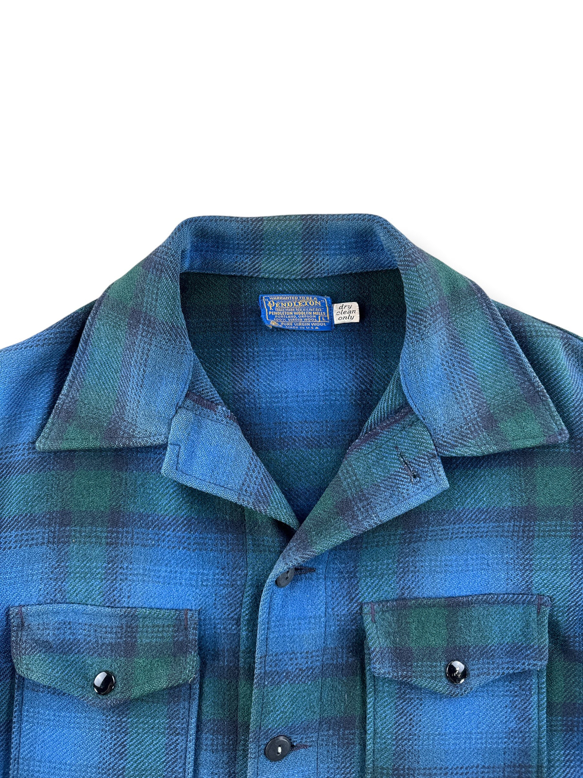 Collar on Vintage 1960s Pendleton Cruiser Jacket L