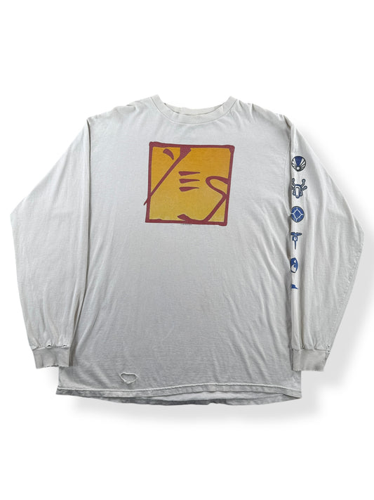 Front of Vintage 1999 Yes The Ladder Tour Long Sleeve Tee SZ XL