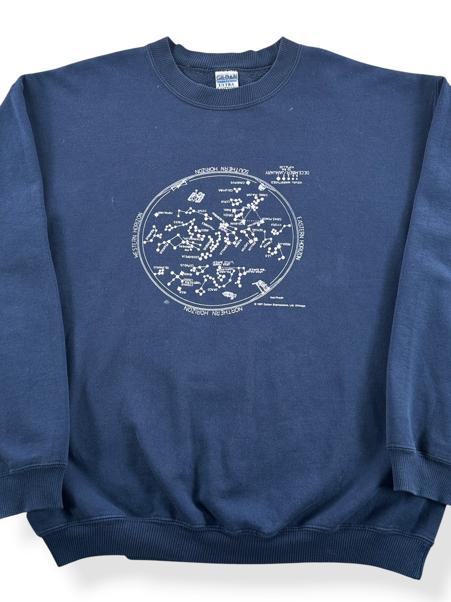 Vintage Star Constellation Crewneck SZ L