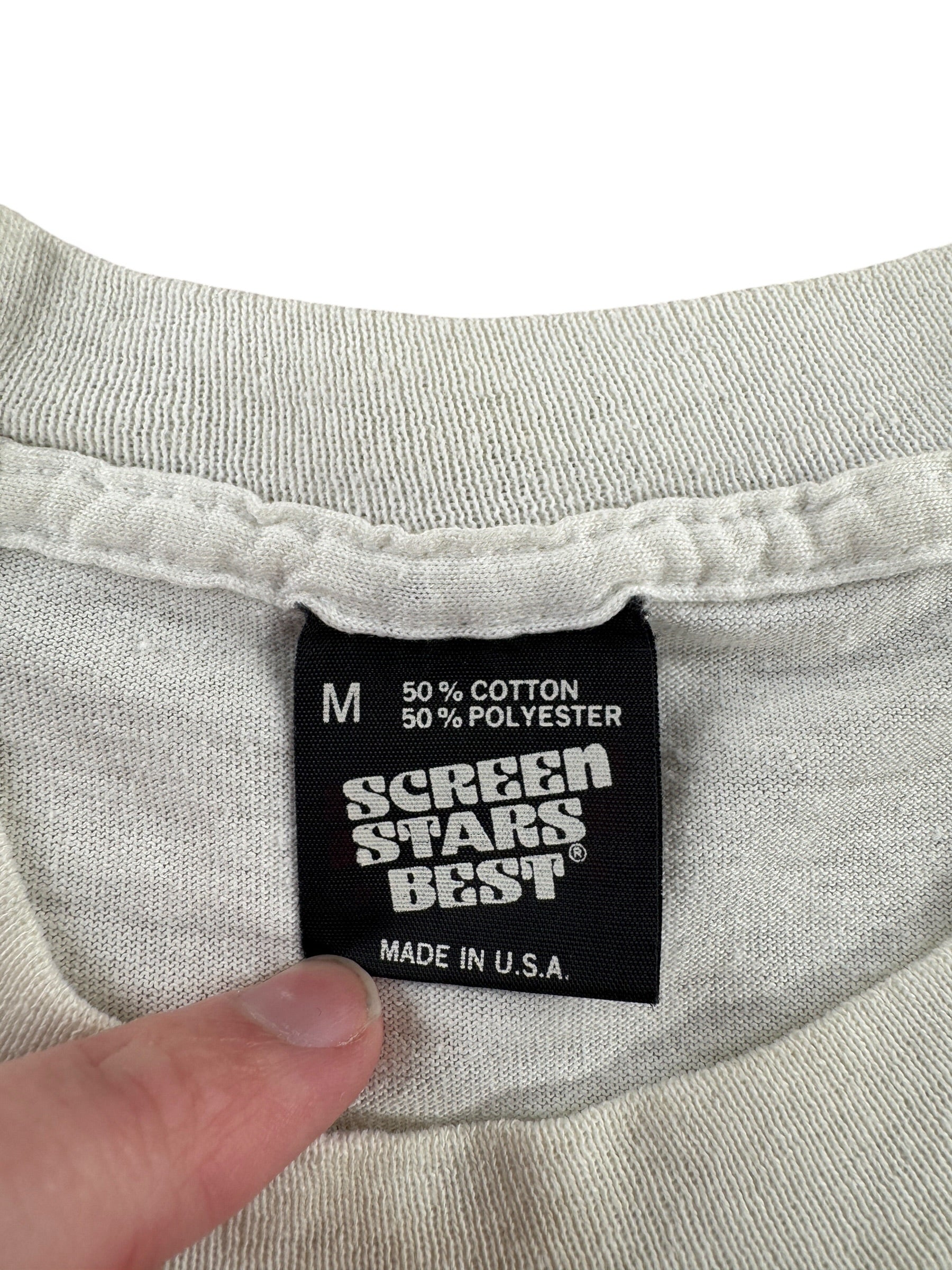 Label on Vintage Indiana Soccer Camp Tee SZ M (Fits S)