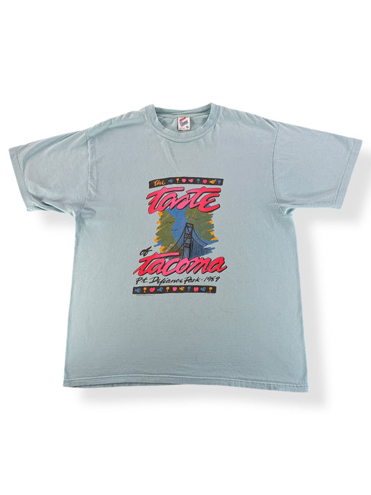 Front of Vintage Taste of Tacoma Tee SZ XL