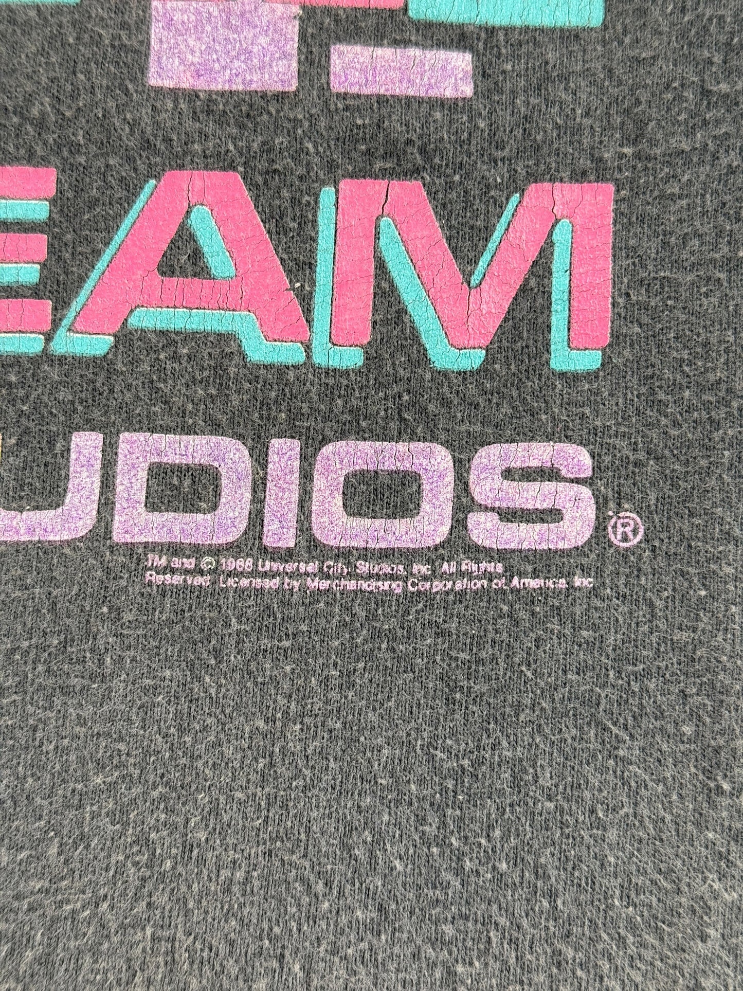 Copyright on Vintage Miami Vice Stunt Team Tee SZ M (Fits S)