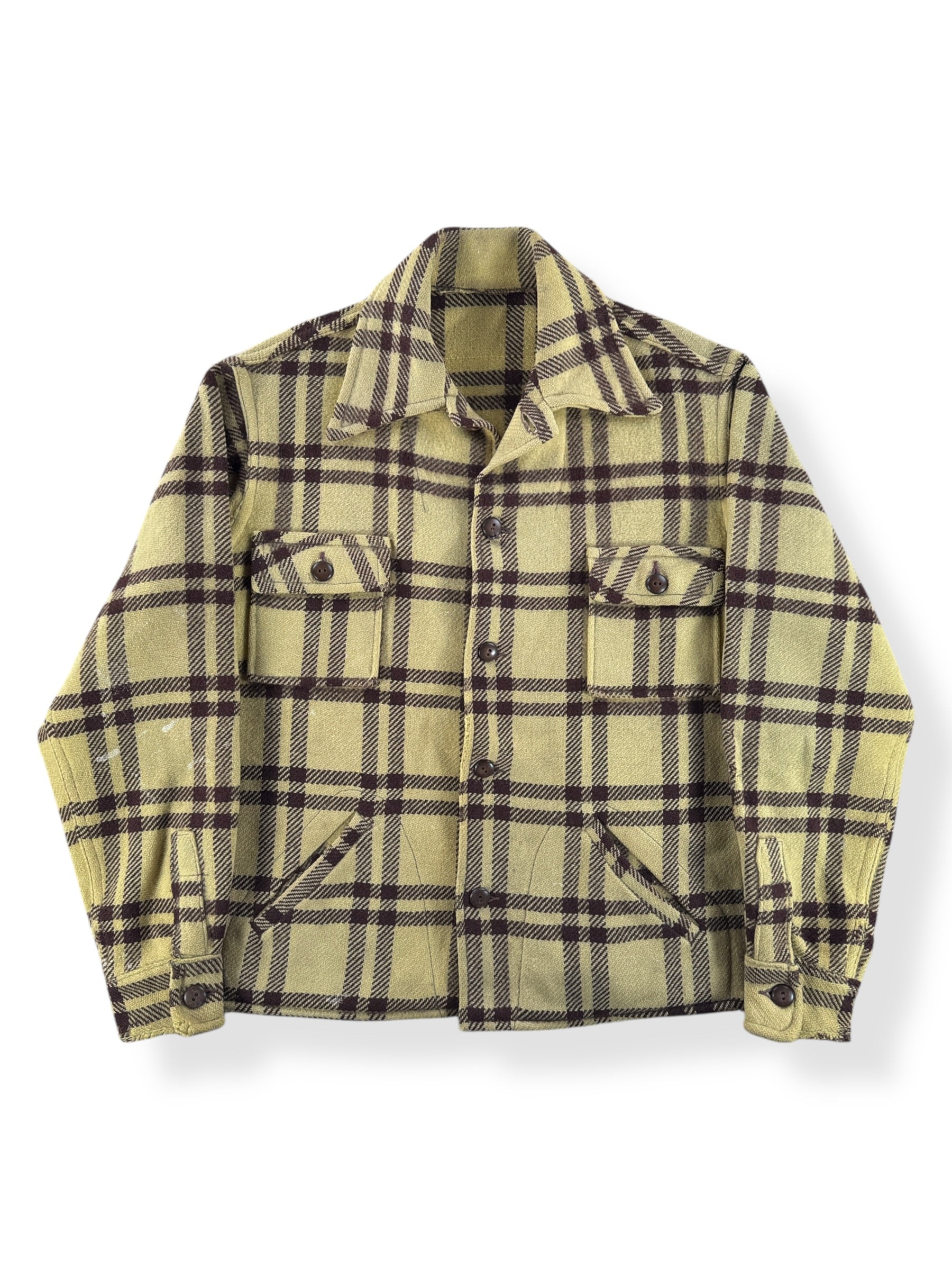 Front of Vintage 40s Duluth Wool Cruiser Jacket SZ M