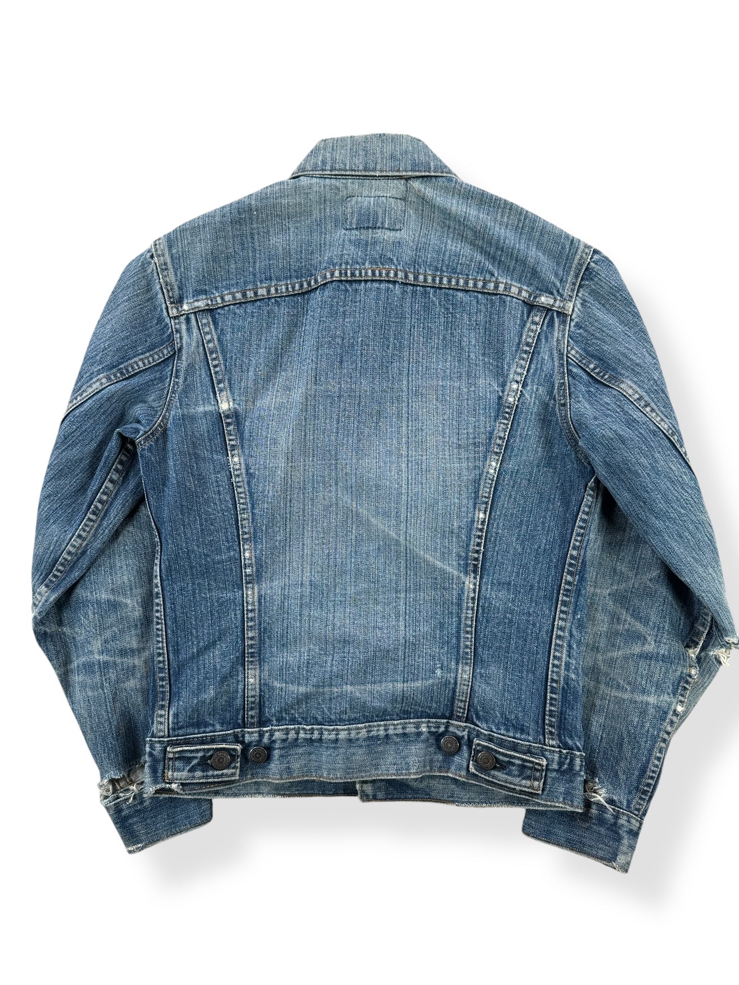 Back of Vintage Levis 2 Pocket Trucker Jacket SZ S