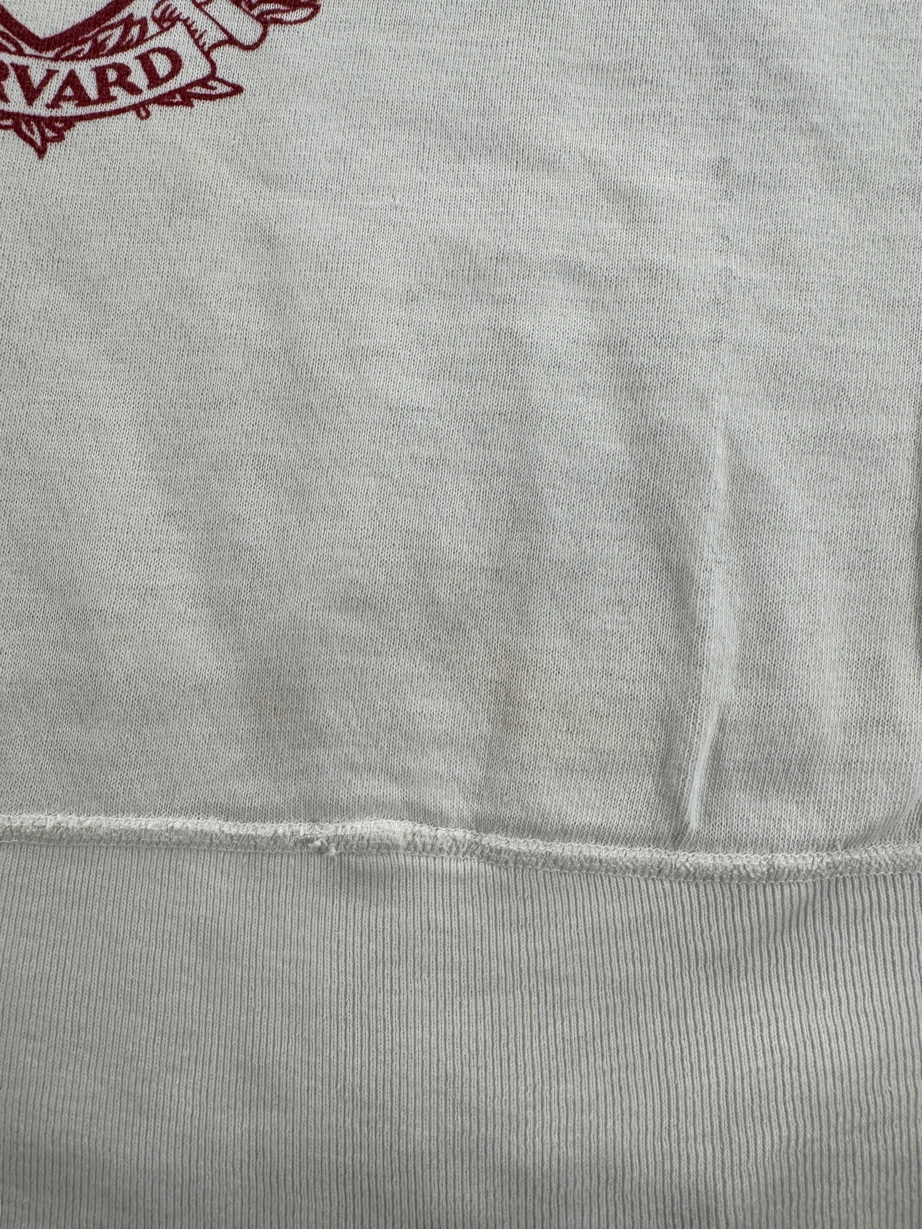 Stain on Vintage 50s Era Harvard Crewneck SZ M