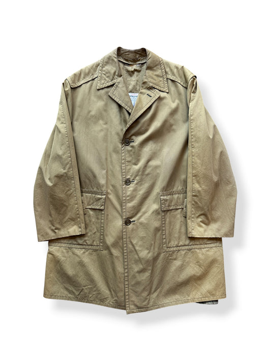 Front of Vintage 70s Bon Marche Trench Coat SZ XL