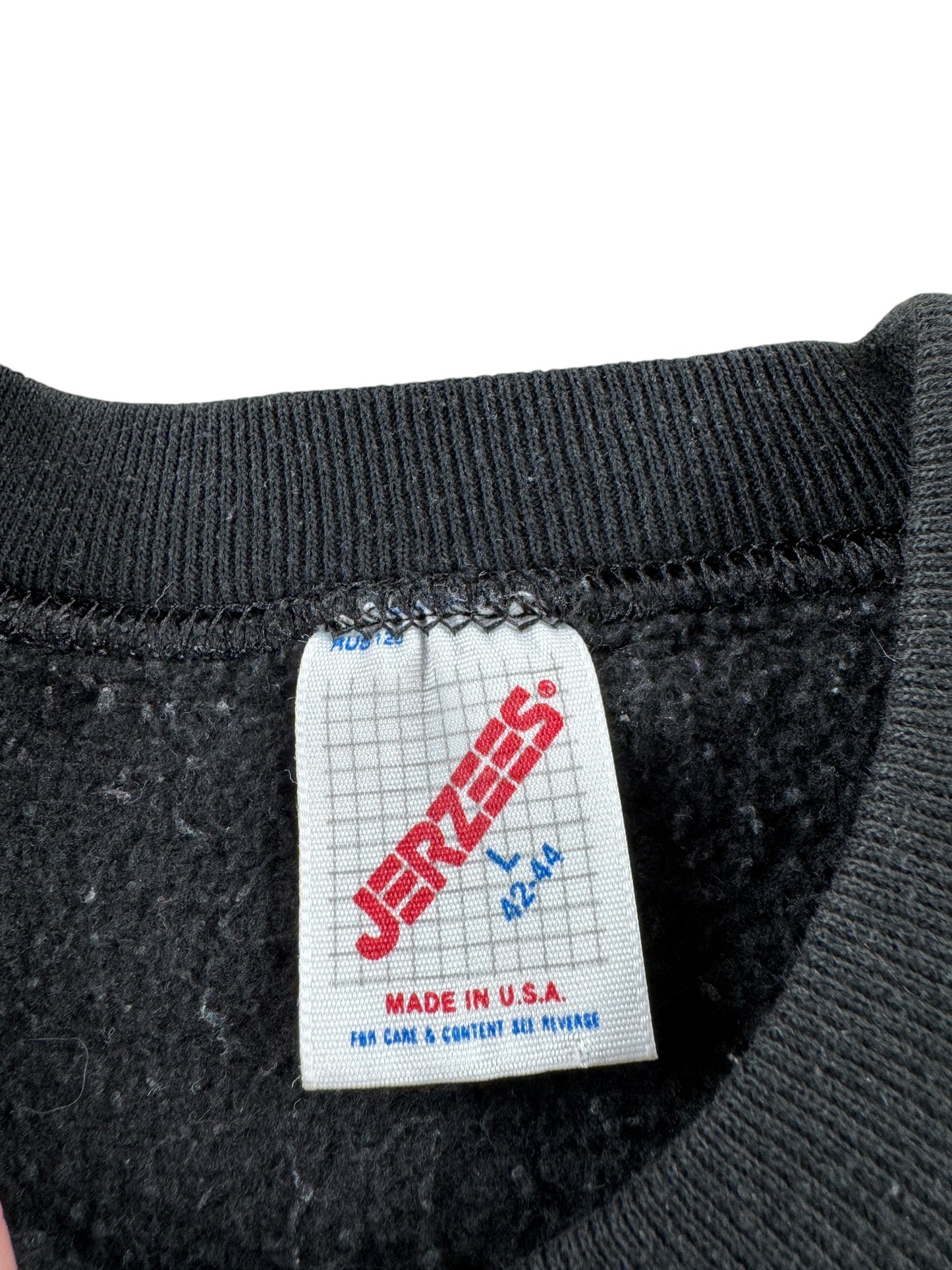 Tag on Vintage Jerzees Don Snakes & Skull Crewneck SZ L (Fits S)