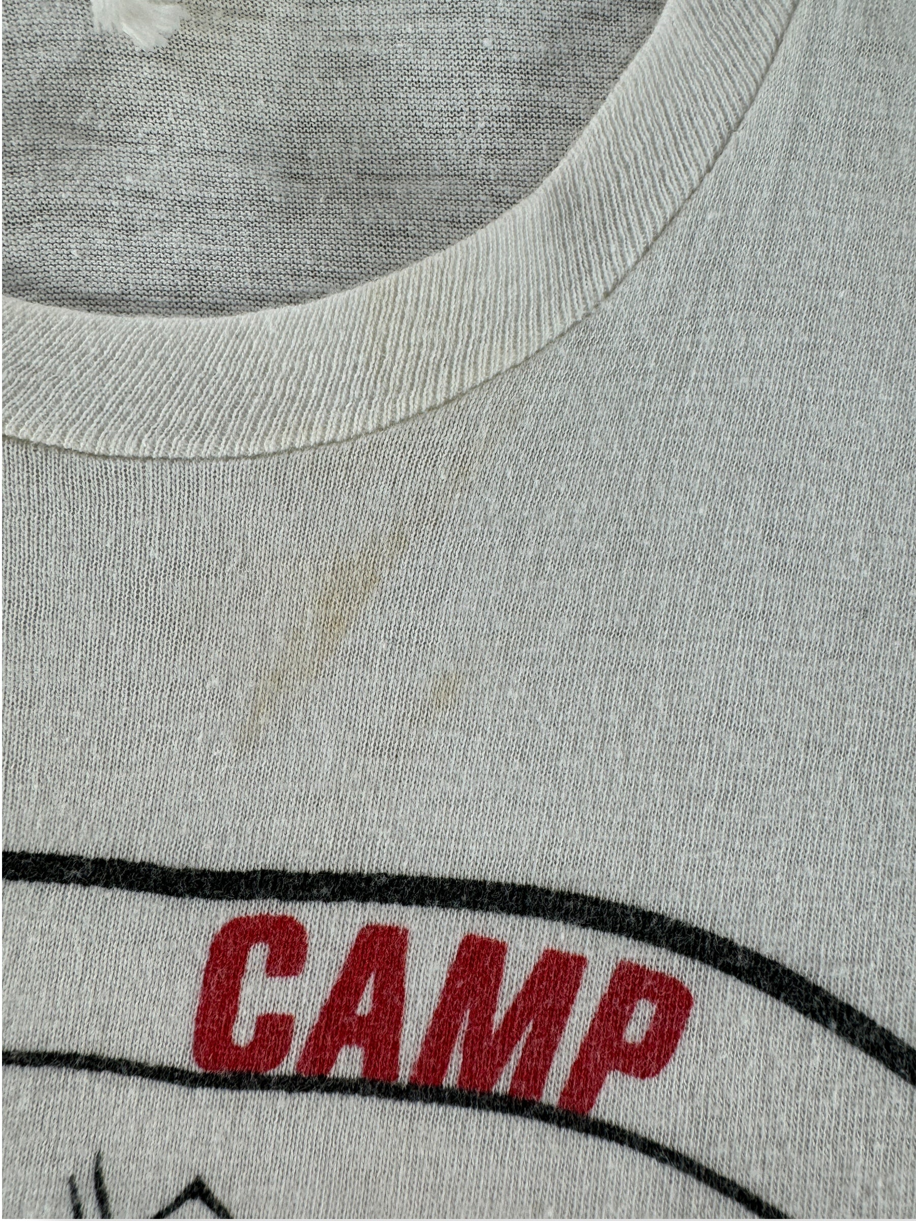 Stain on Vintage Army Japan Camp Tee SZ XXS