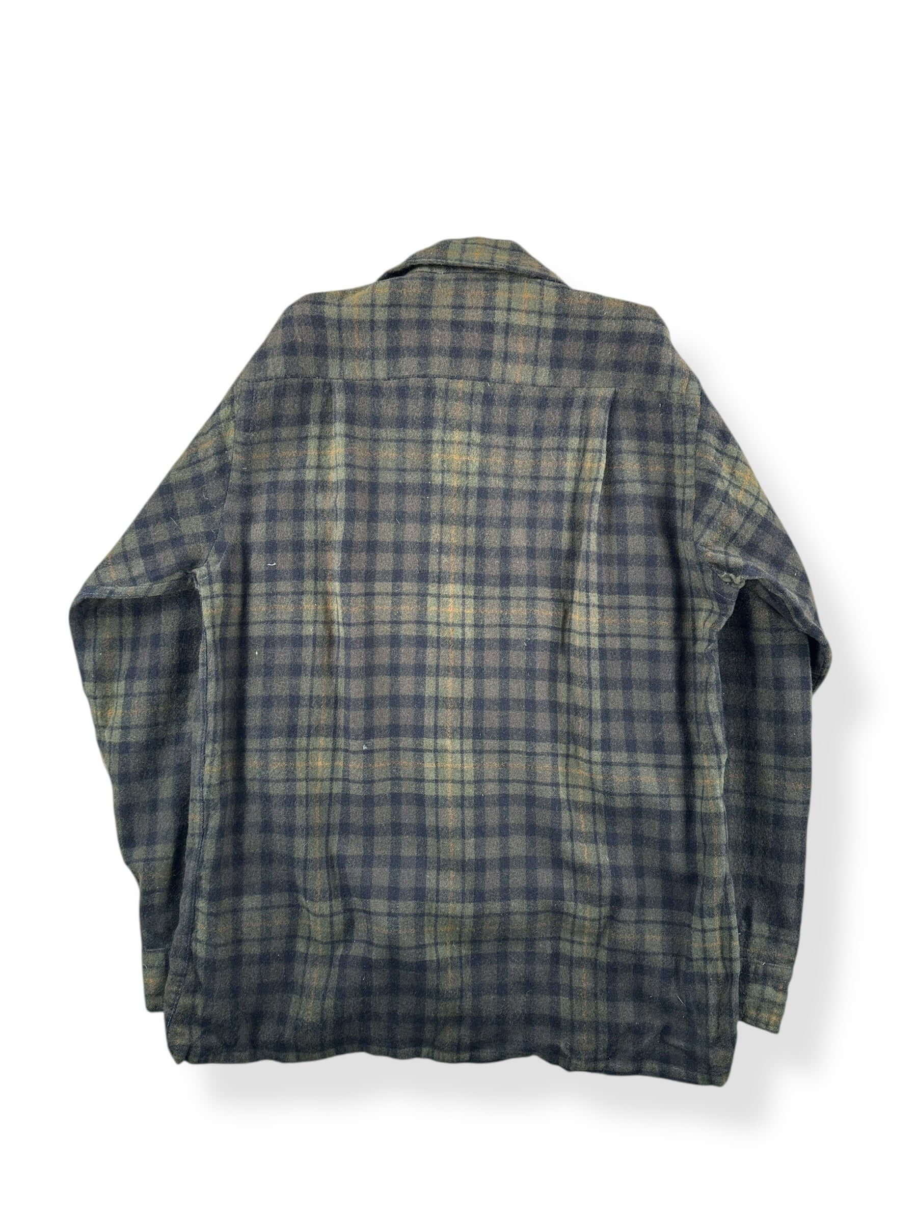 Back of Vintage Montblanc Wool Blend Flannel SZ M