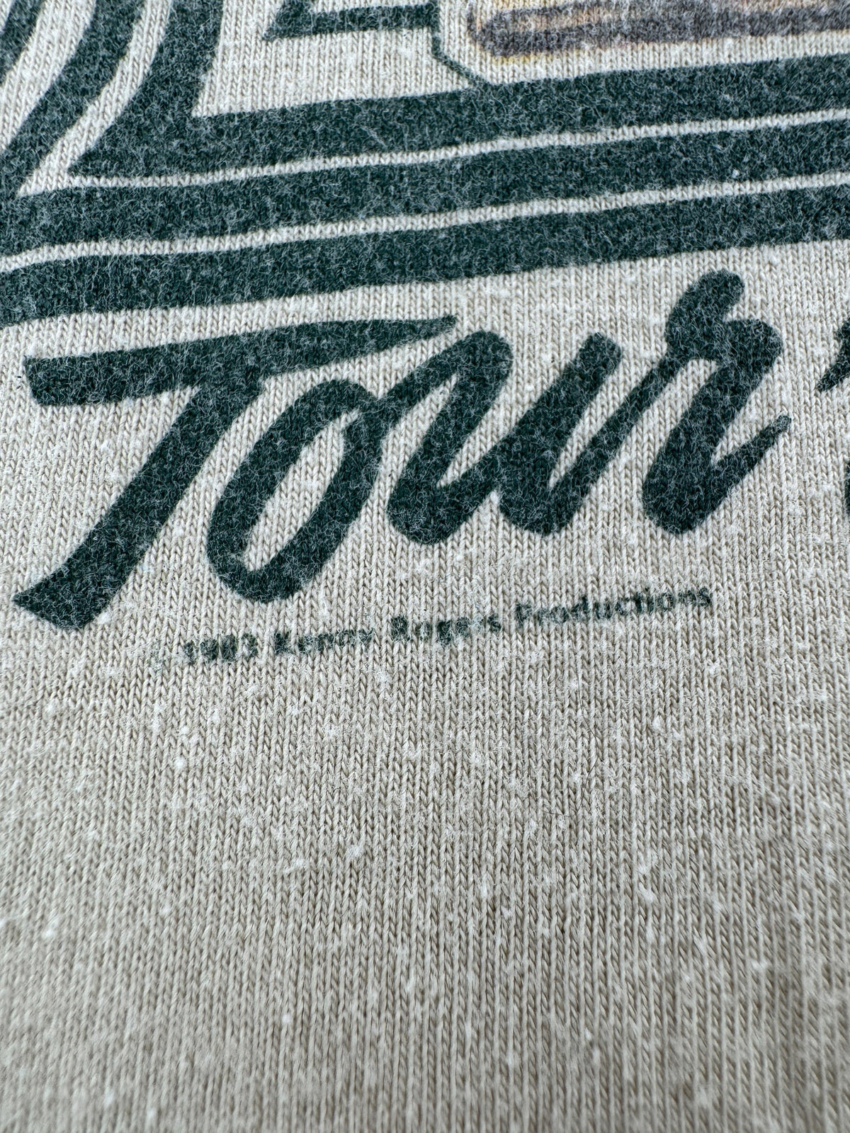 Back of Vintage 1983 Kenny Rogers Tour Tee SZ L (Fits M)