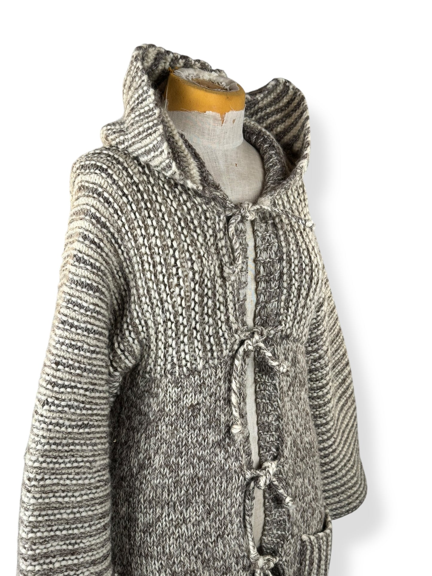 1970s Jr Gallery Wool Long Cardigan M