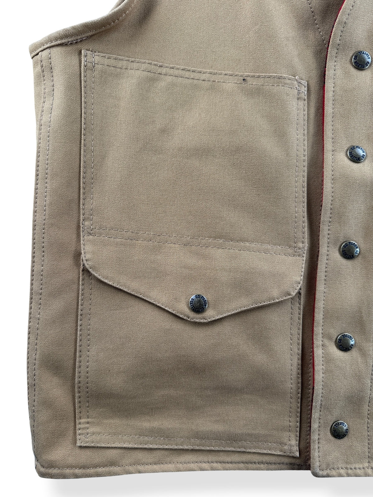 Pockets on Filson Style 5157 Reversible Vest SZ S