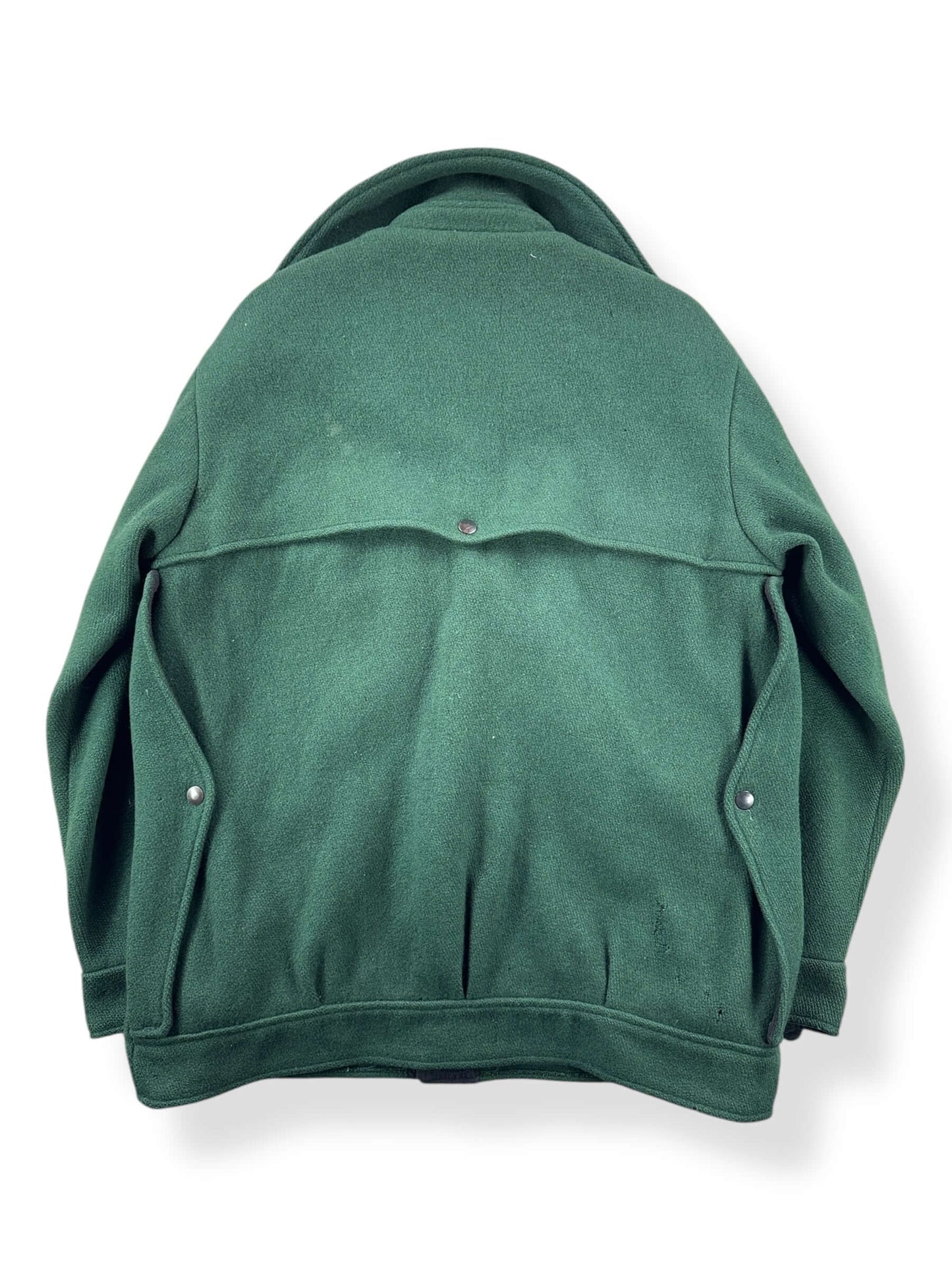 Back of Vintage Alaska Sportsman Green Cruiser Jacket SZ M