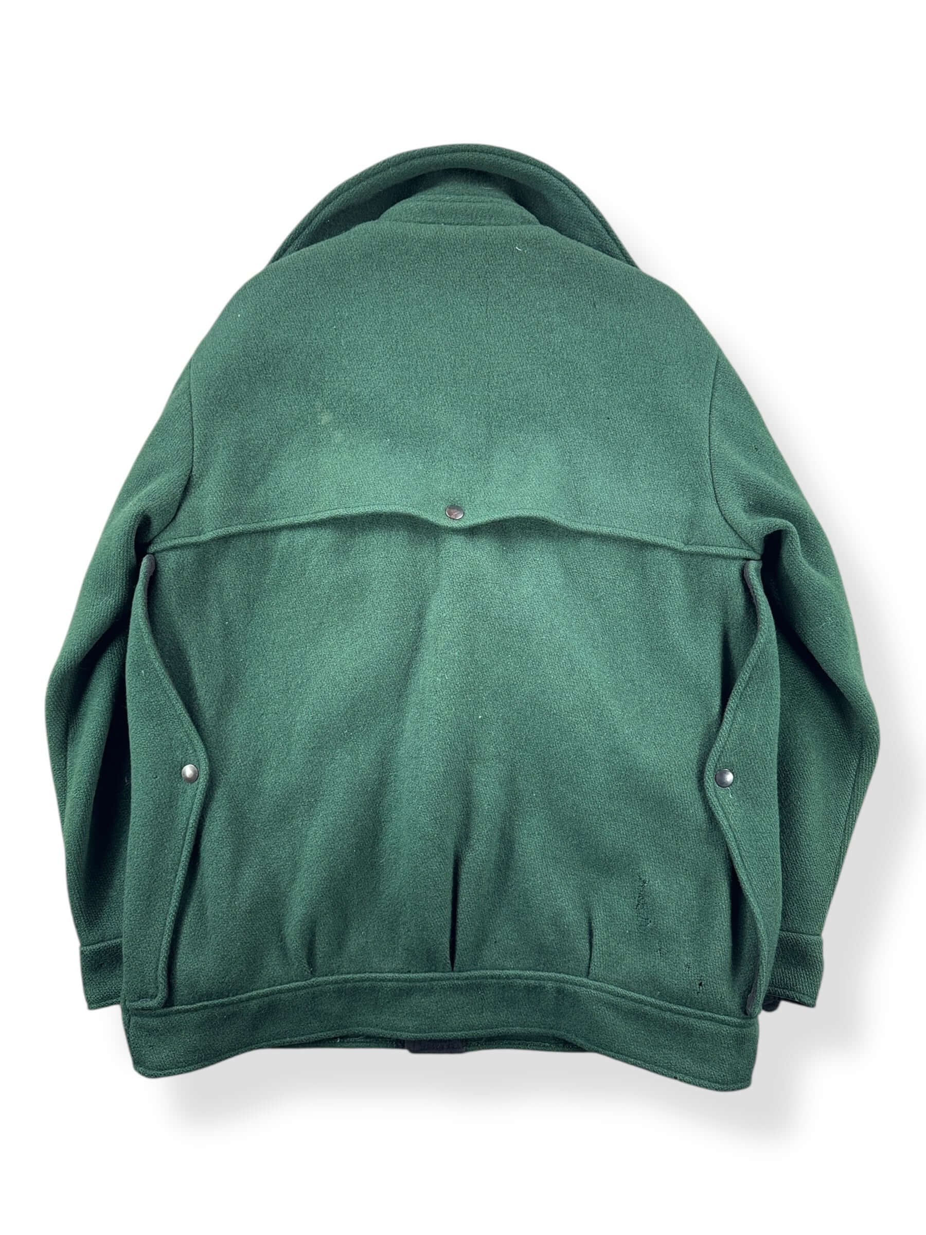 Back of Vintage Alaska Sportsman Green Cruiser Jacket SZ M