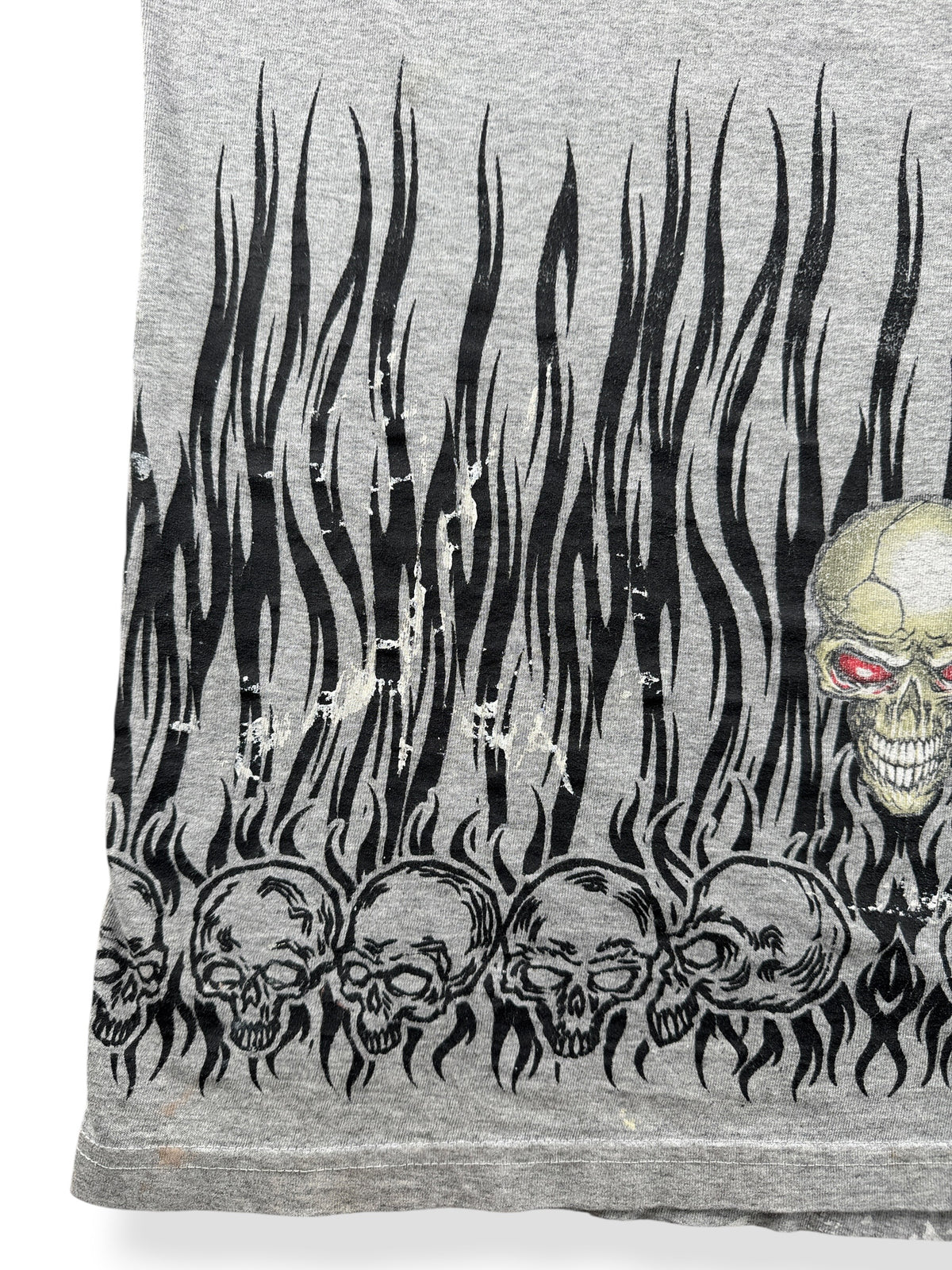 Back graphic on Vintage JNCO Skull Tee SZ L