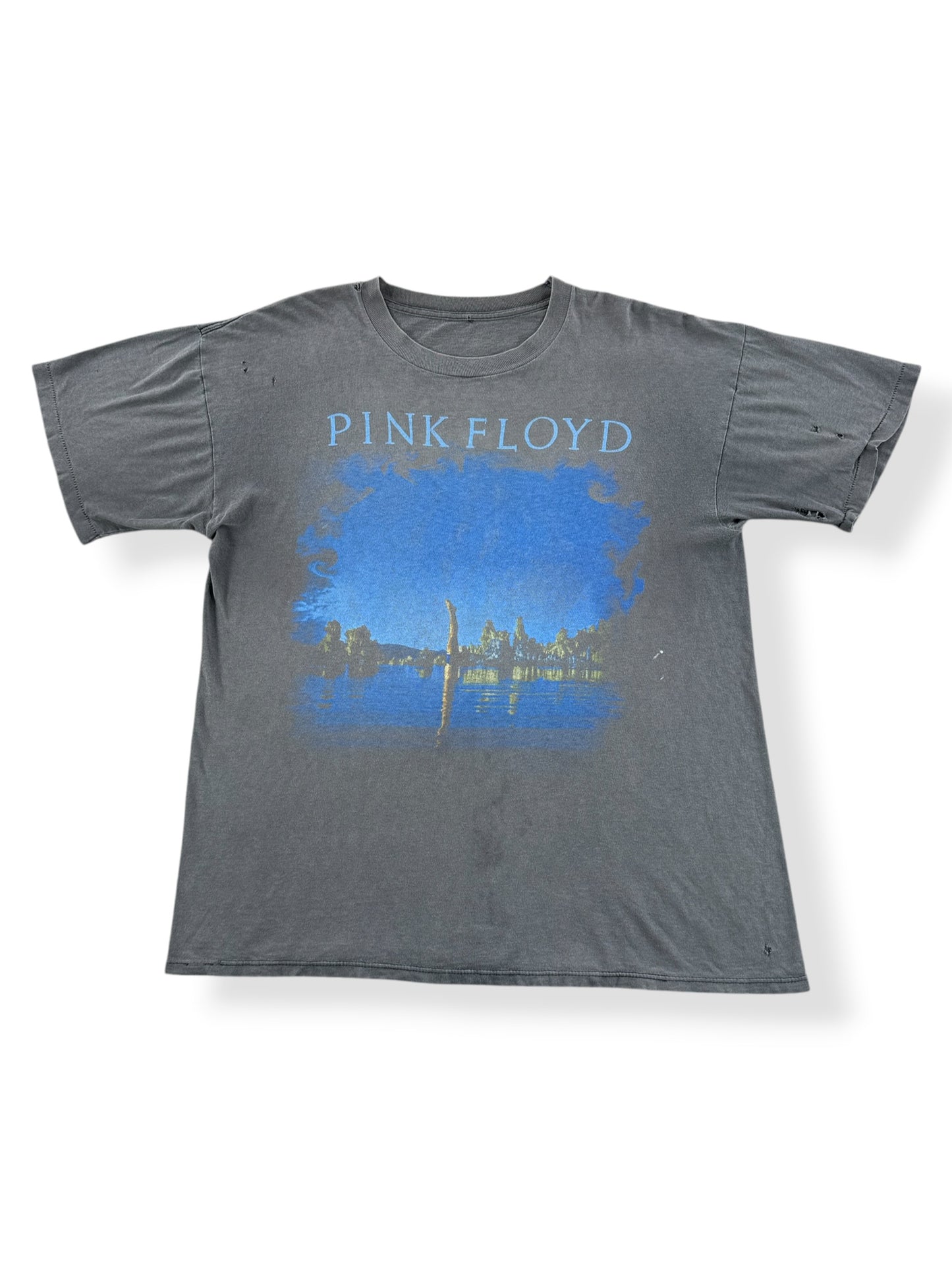 Front of Vintage 90s Pink Floyd Wish You Were Here Tee SZ XL