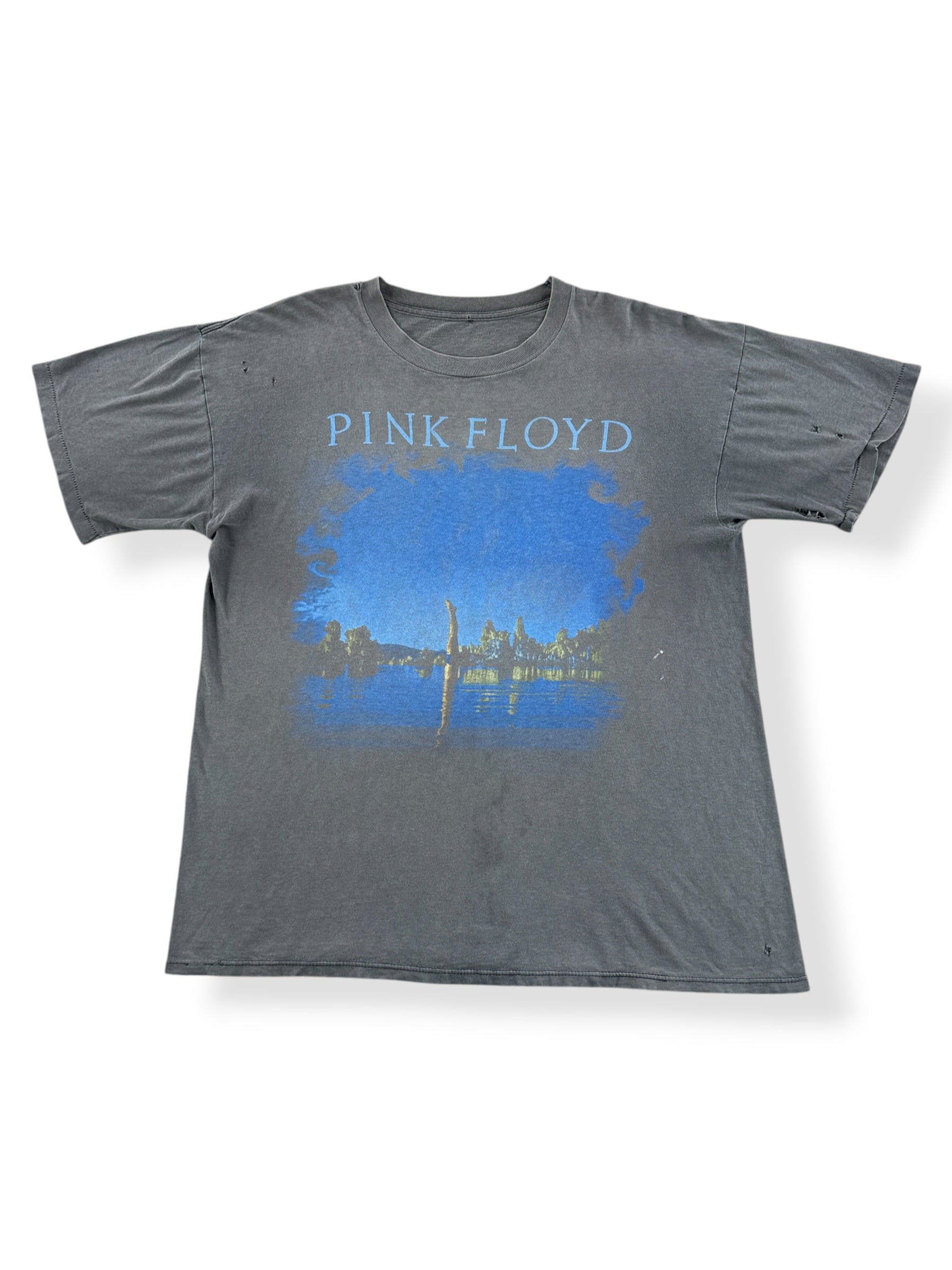 Front of Vintage 90s Pink Floyd Wish You Were Here Tee SZ XL