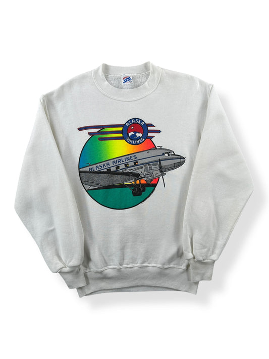 Front of Vintage Alaska Airlines Sweatshirt SZ XS