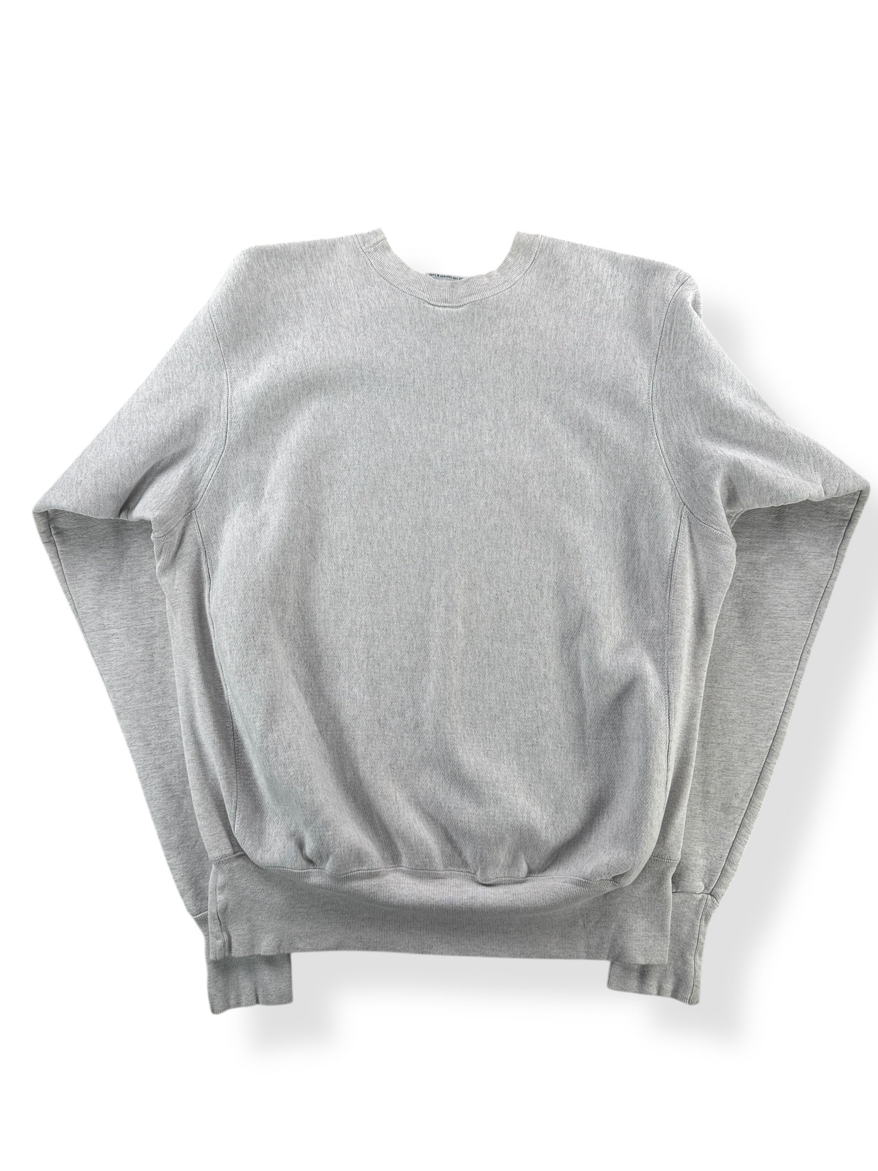 Back of Vintage “Reverse Weave” Navy Sweatshirt SZ XL