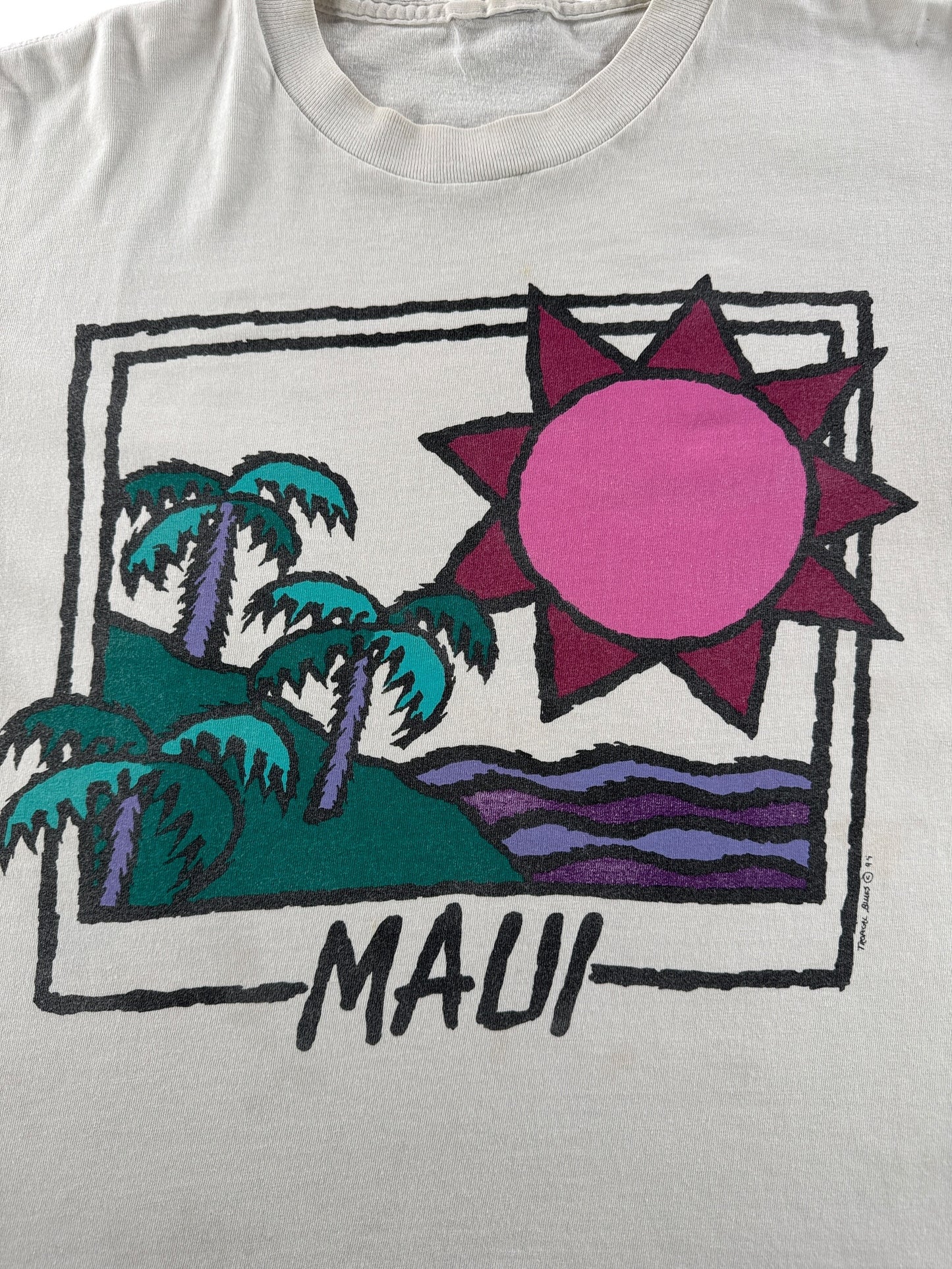 Graphic of Vintage Maui Tee SZ L