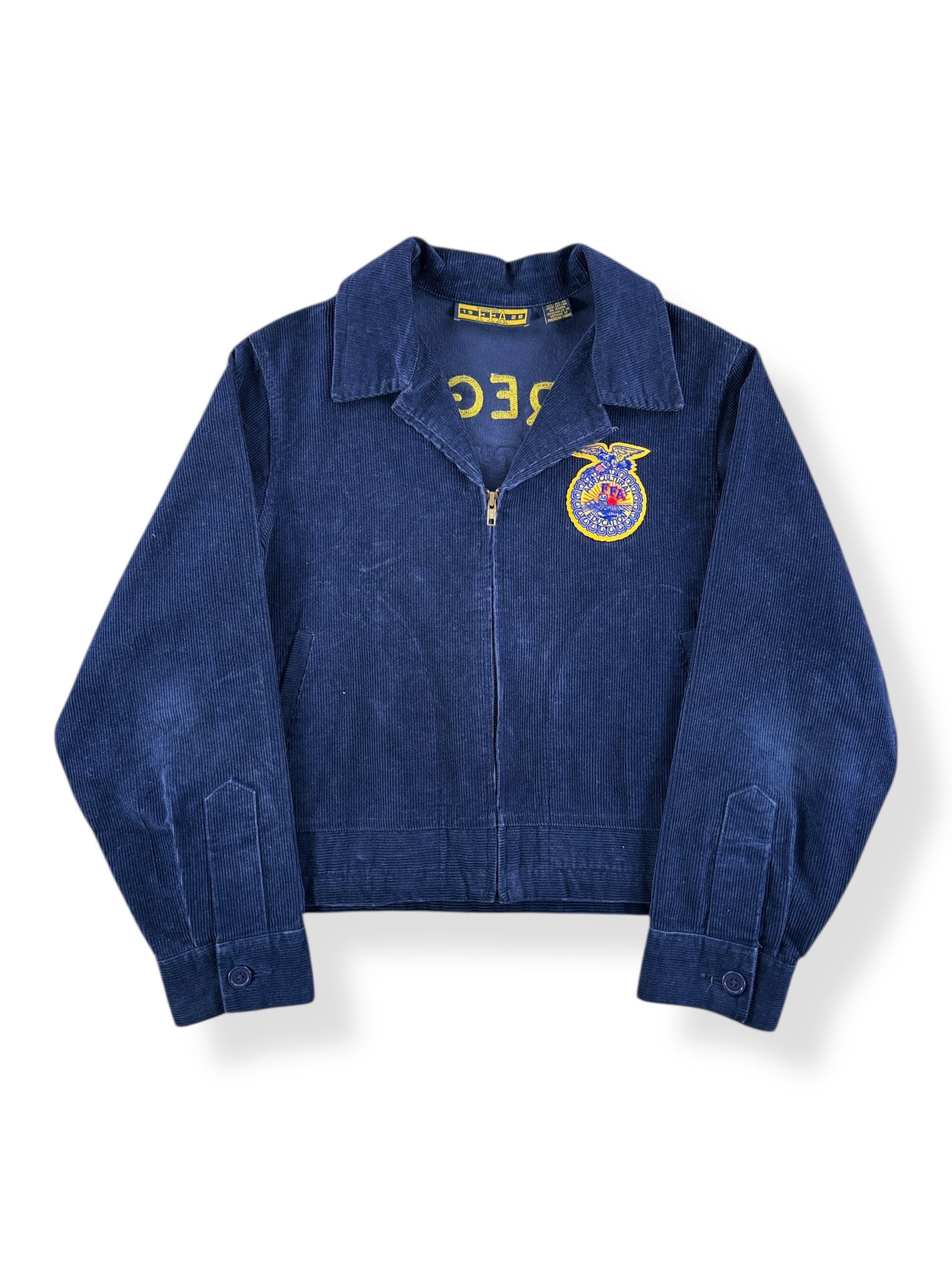 Front of Vintage North Lake Oregon FFA Jacket SZ 40