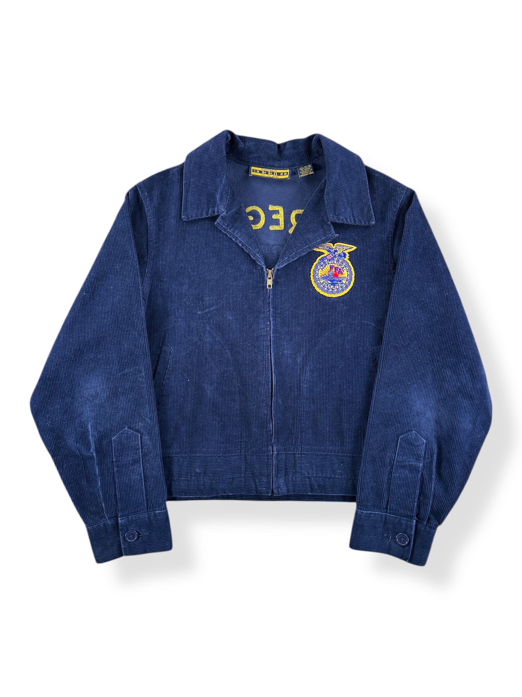 Front of Vintage North Lake Oregon FFA Jacket SZ 40
