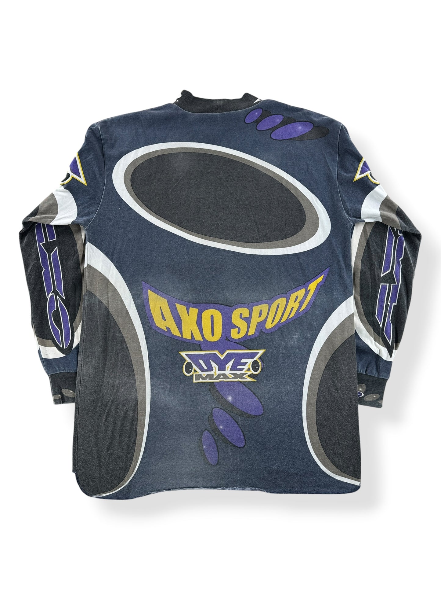 Back of Vintage AXO Sport Racing Jersey SZ L