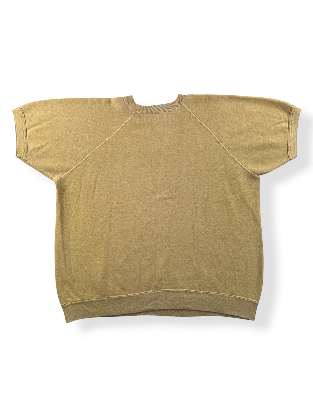 back of Vintage 1960s Penneys Towncraft Gold Sweatshirt SZ L