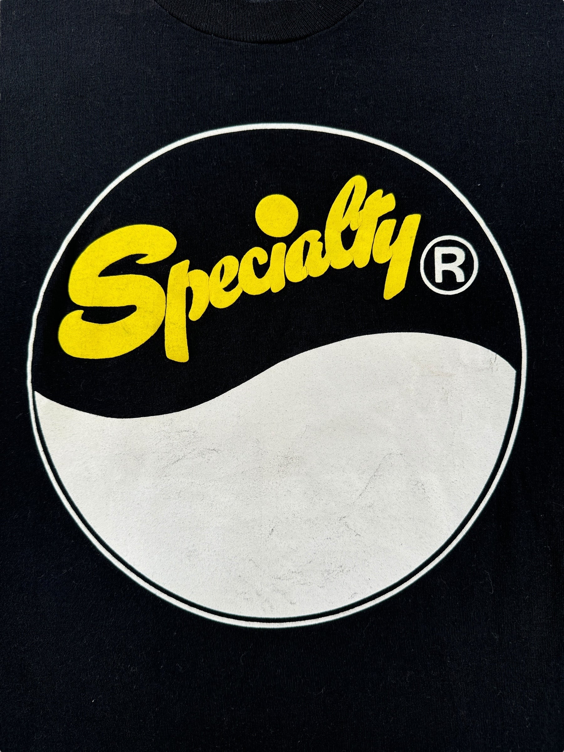 Front Graphic of Vintage Specialty Records Tee SZ L