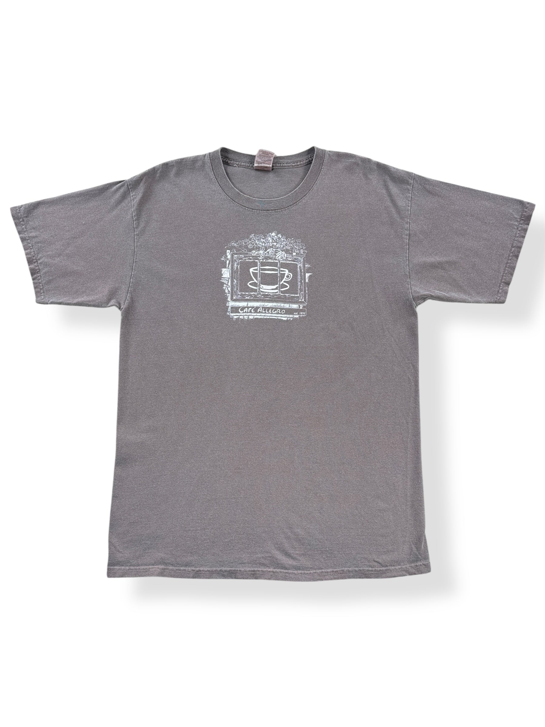 Front of Vintage Seattle Cafe Allegro Tee SZ L