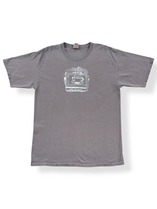 Front of Vintage Seattle Cafe Allegro Tee SZ L