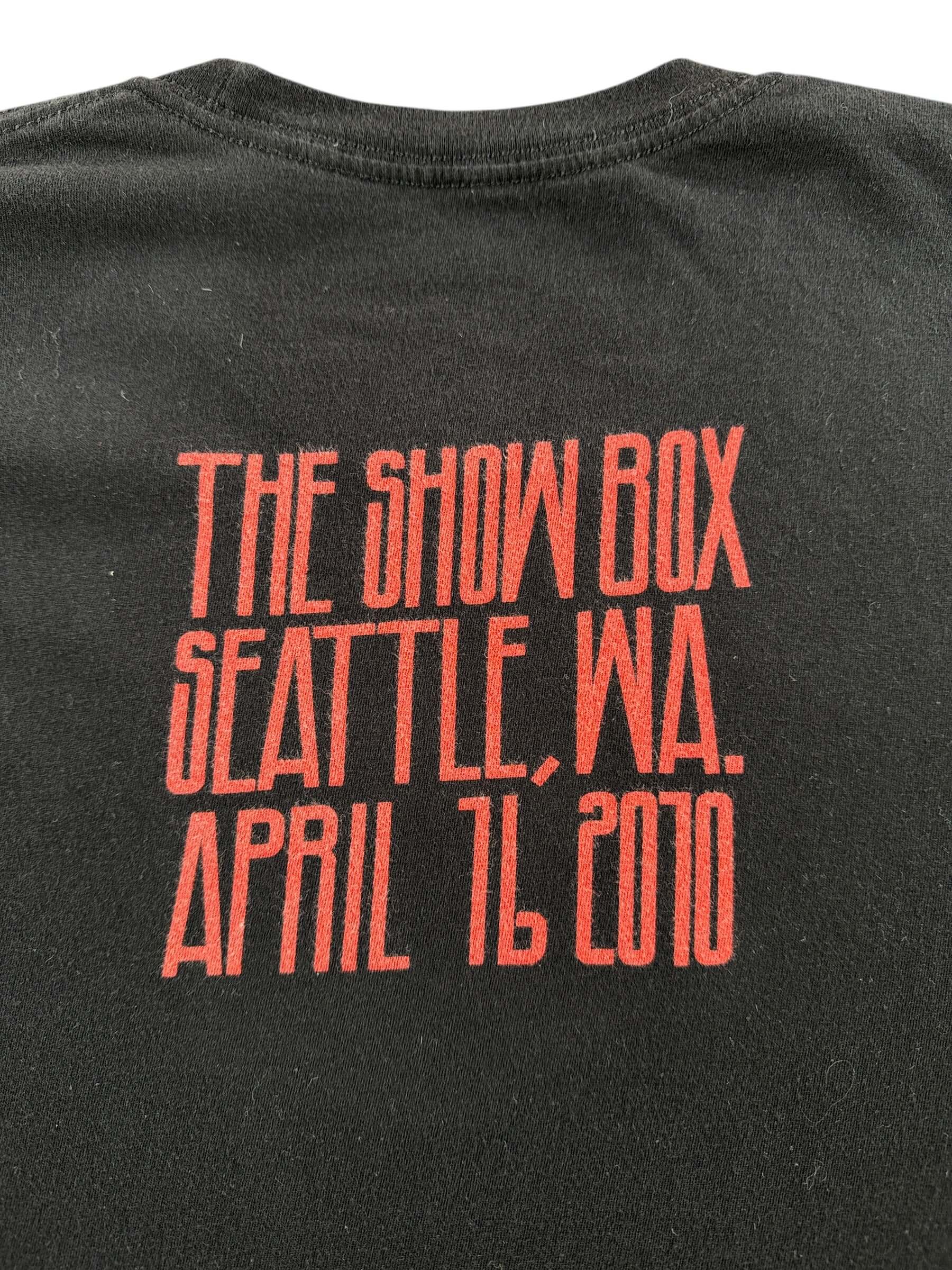 Back Graphic of 2010 Soundgarden "Nudedragons" Tee SZ L