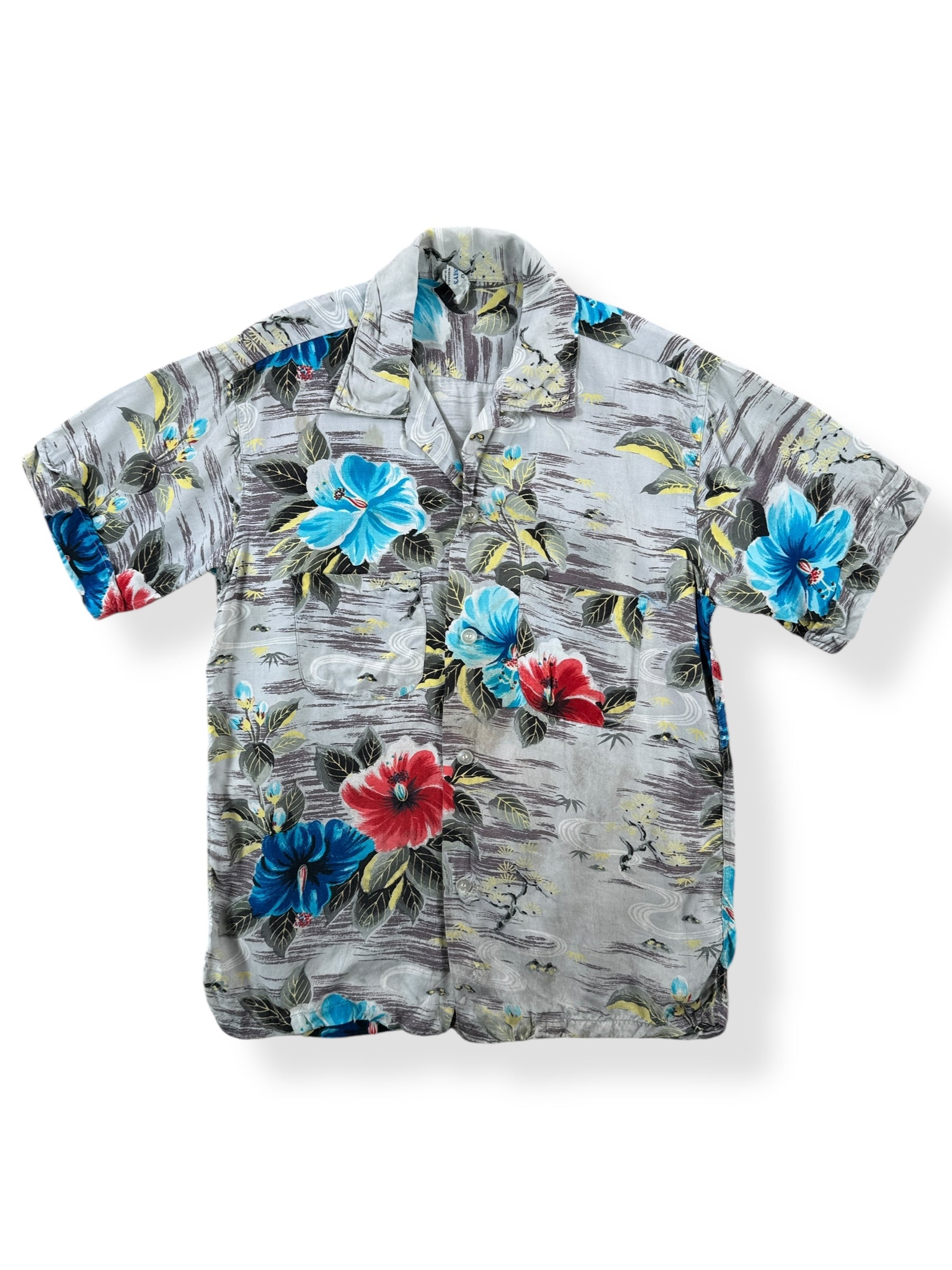 Front of Vintage Penney's Ladies Aloha Top SZ 12