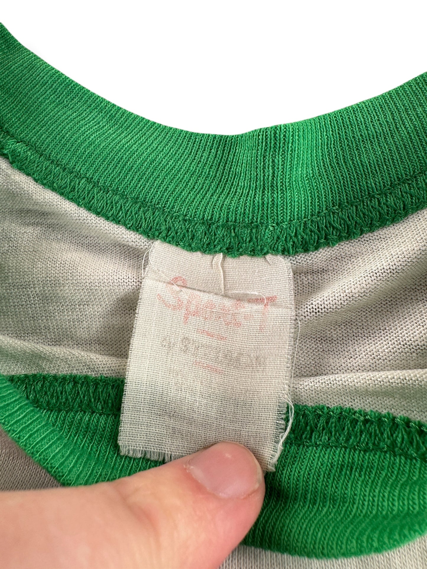 Tag on Vintage Miller High Life Raglan Tee SZ L