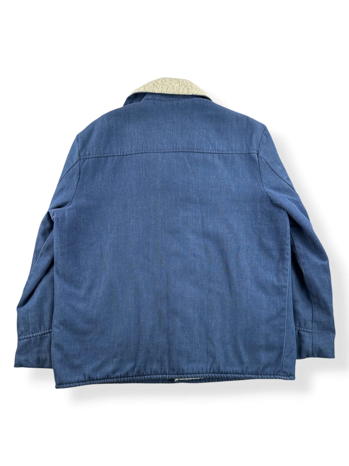 Back of Vintage Sears Sherpa Denim Western Jacket SZ L