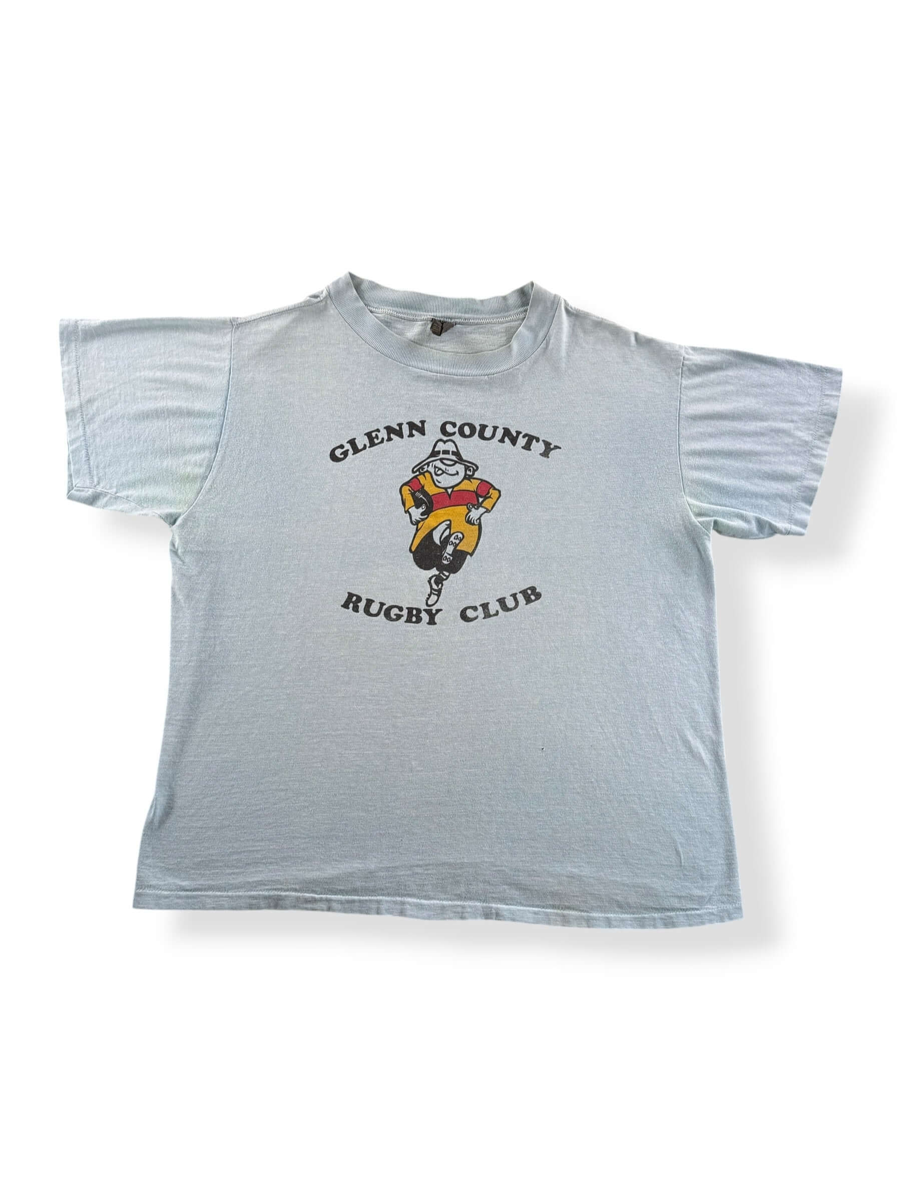 Front of Vintage Glenn County Rugby Club Tee SZ XL