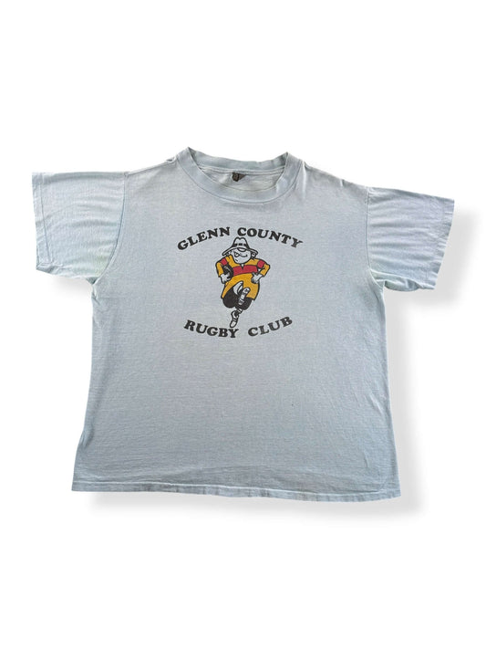 Front of Vintage Glenn County Rugby Club Tee SZ XL