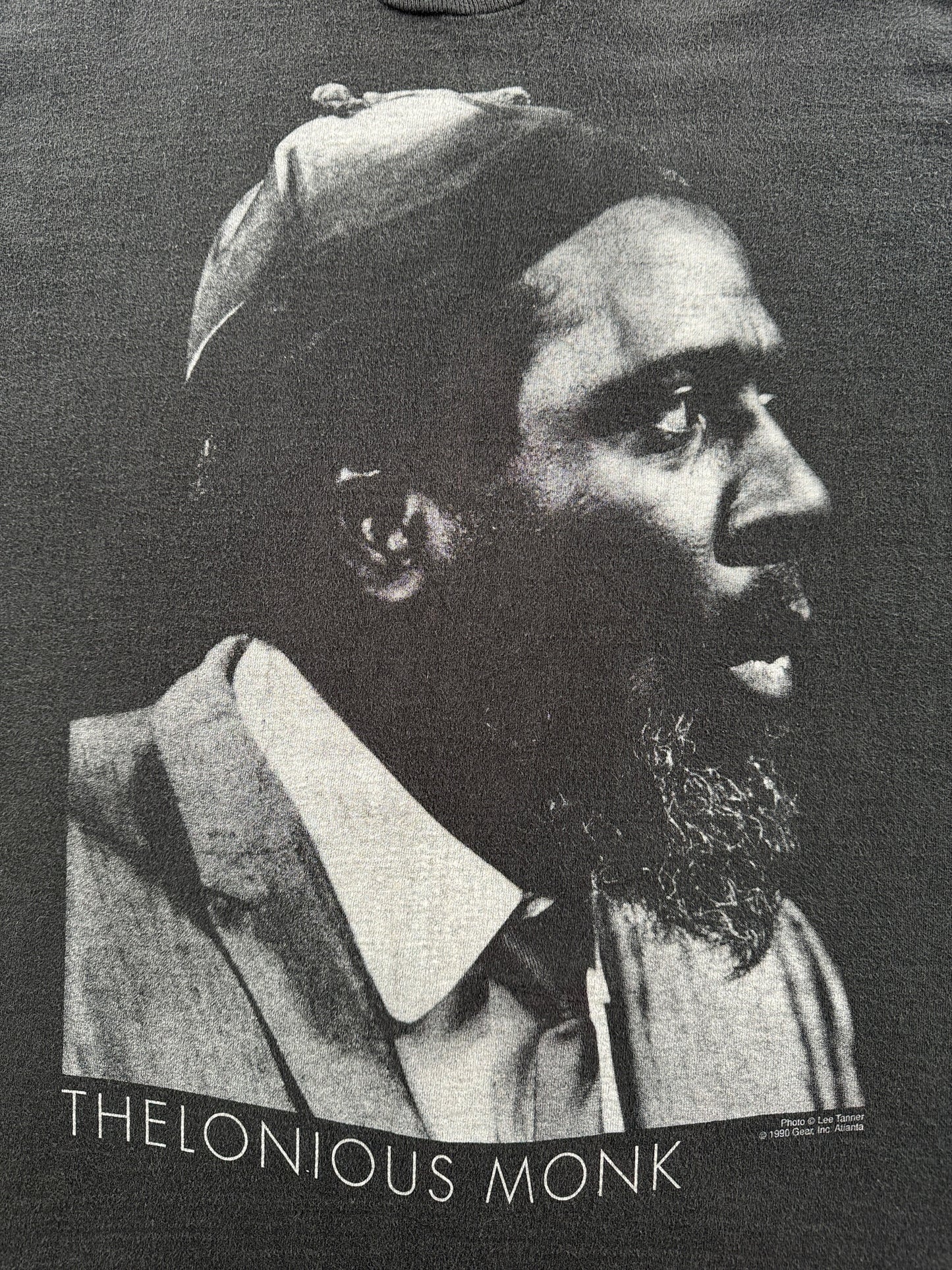 Graphic of Vintage Thelonious Monk Tee SZ L (Fits M)