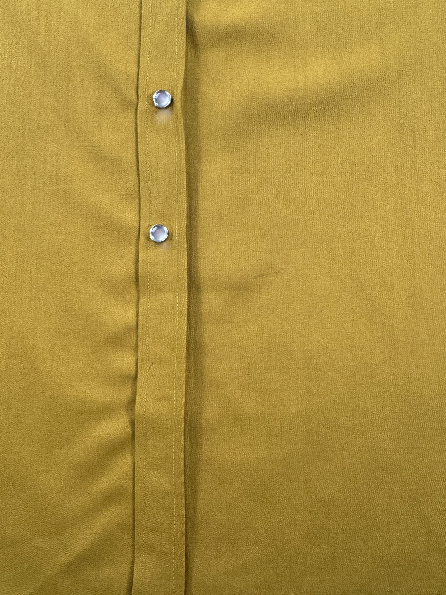 Stains on Vintage Jack Frost Chartreuse Pearl Snap SZ XXL
