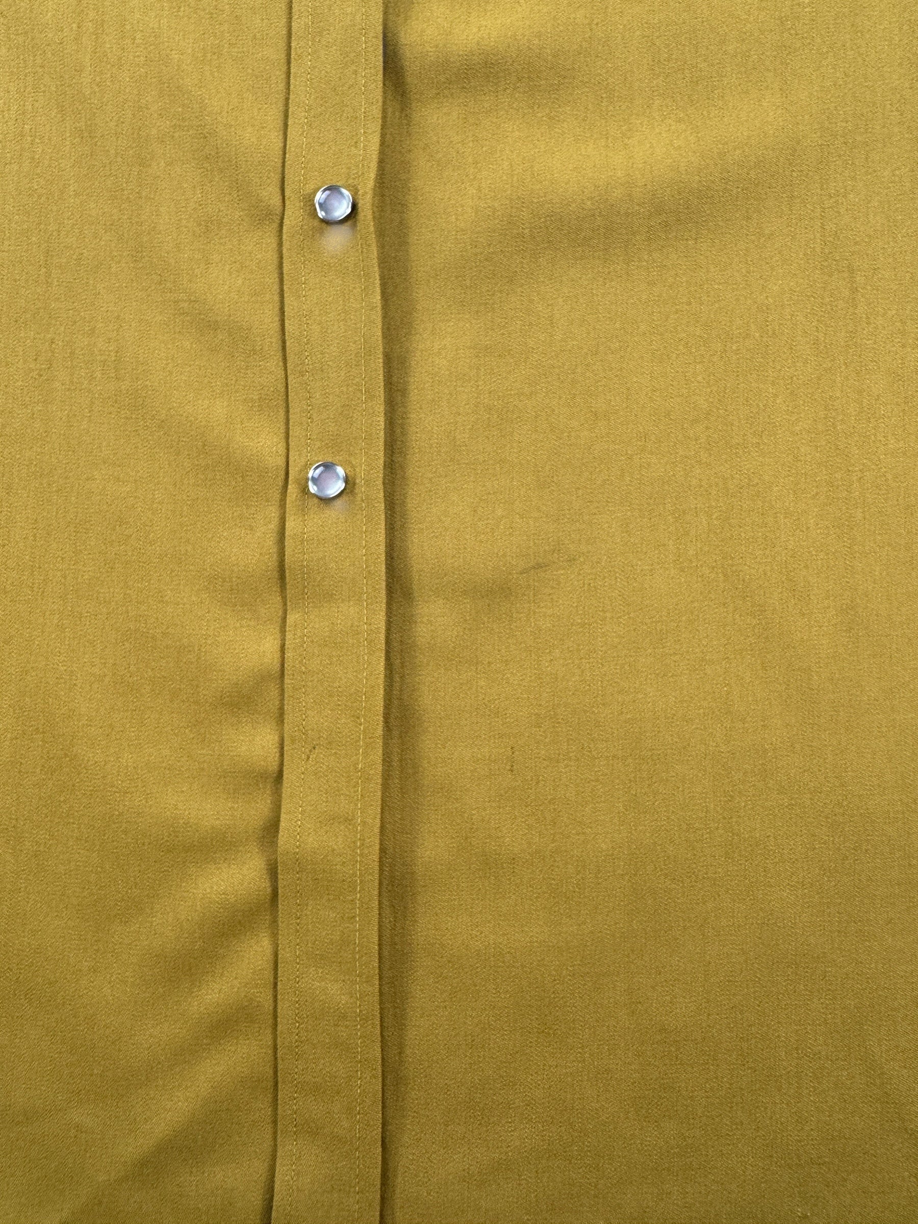 Stains on Vintage Jack Frost Chartreuse Pearl Snap SZ XXL