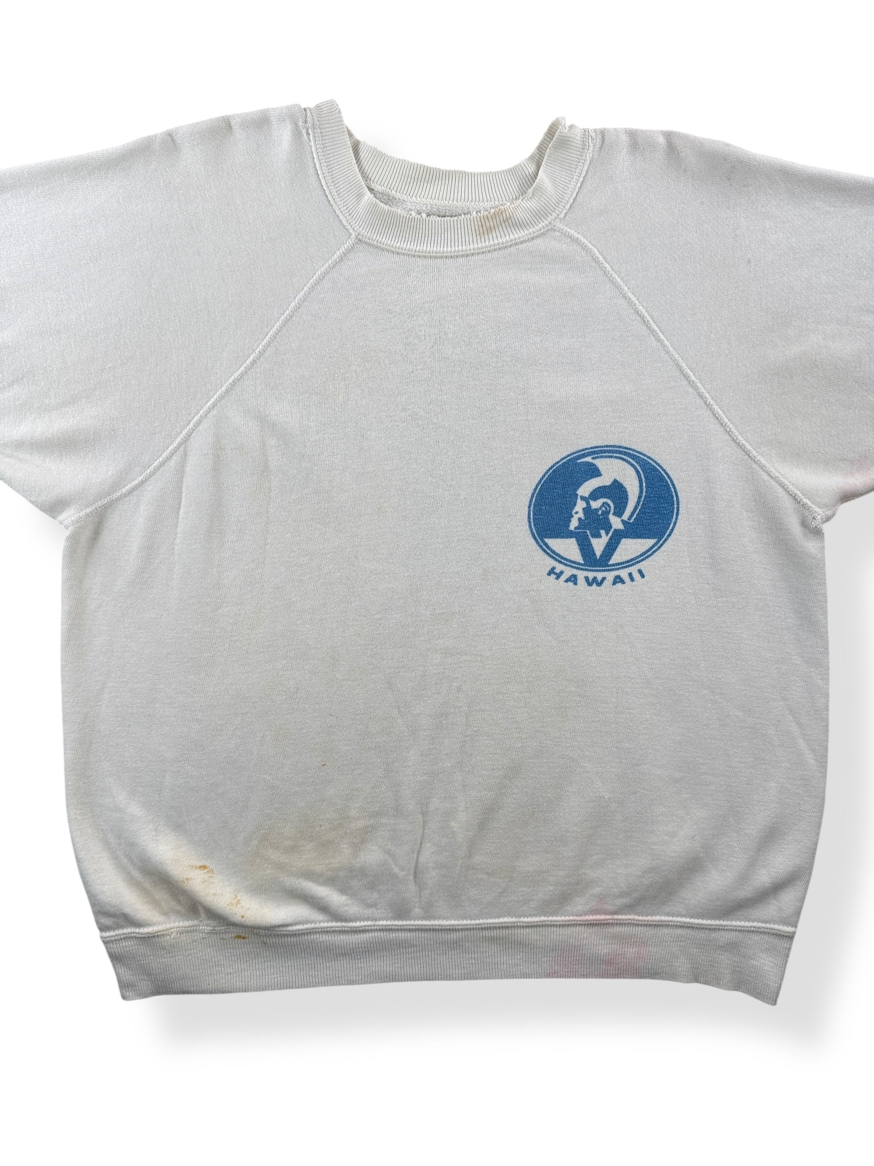 Front Close Up of Vintage 60s Primo Beer Shortsleeve Sweatshirt SZ M