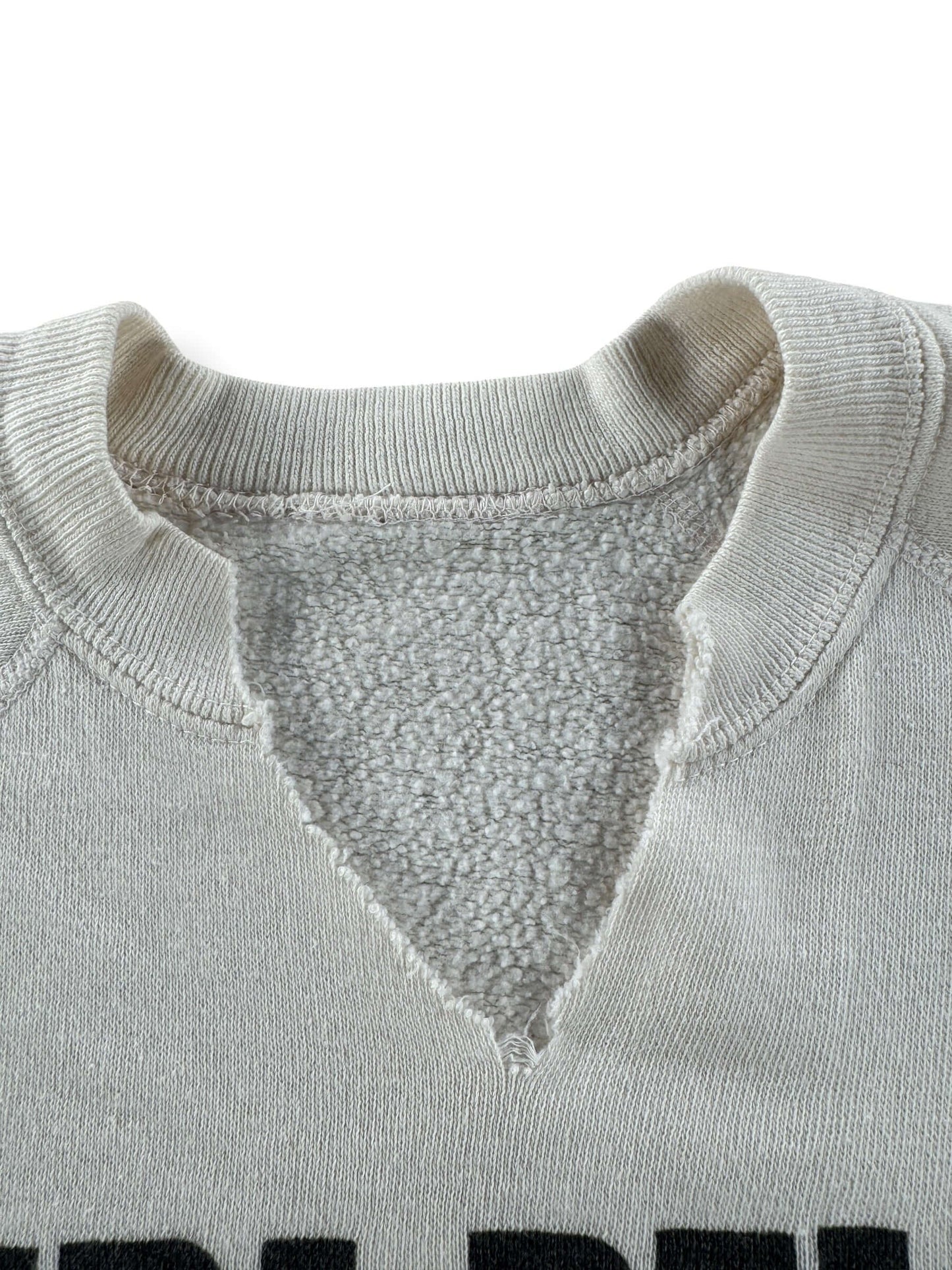 Cut Neck on Vintage Tri-Delt Crush Cut Off Crewneck SZ S