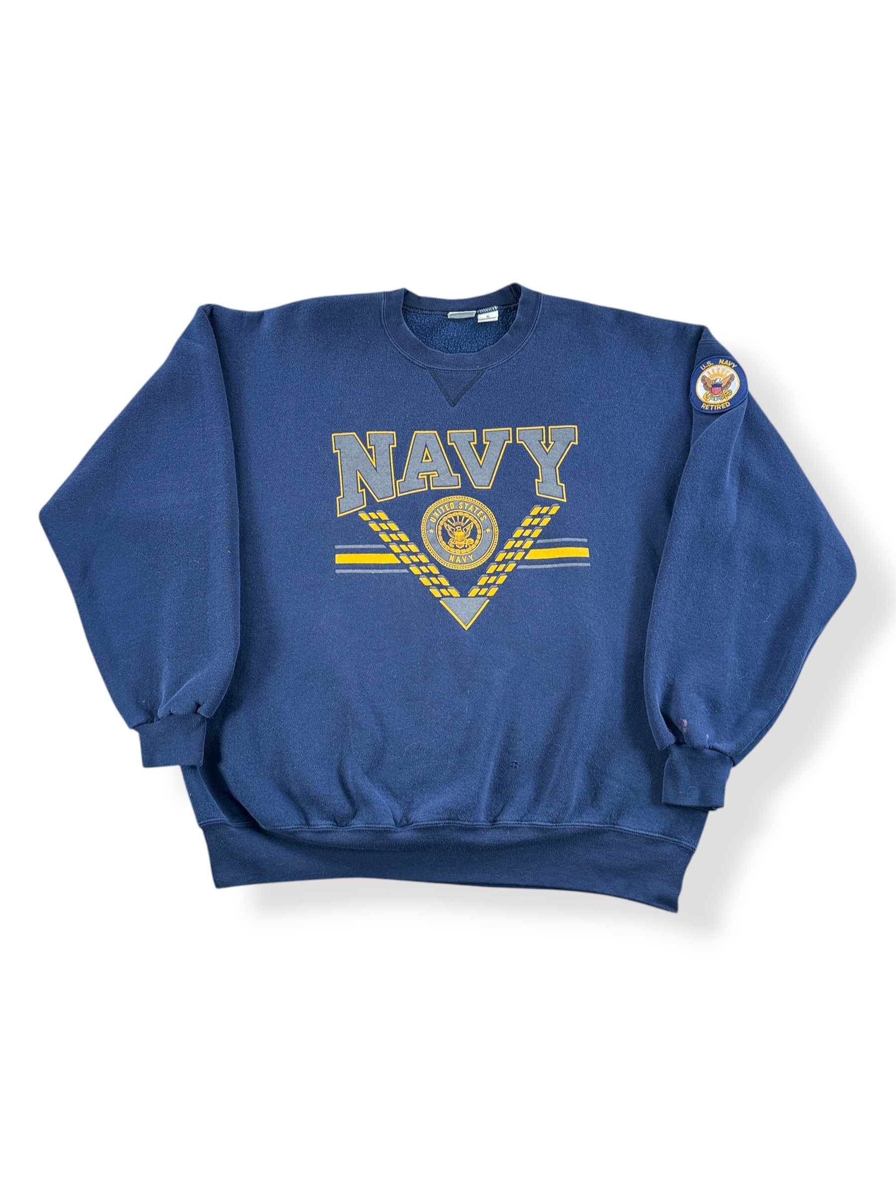 Front of Vintage US Navy Crewneck SZ XL