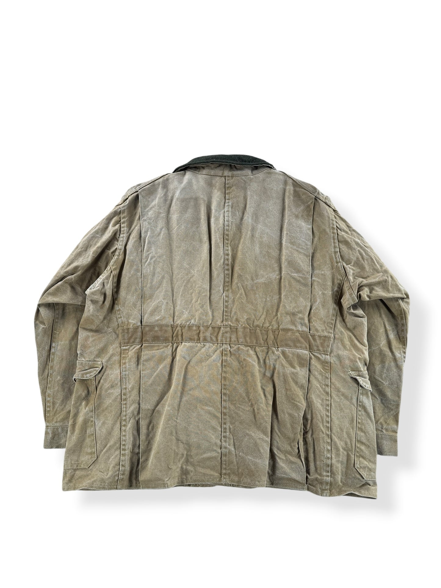 Back of Vintage Filson Style 64 Tin Cloth Jacket SZ 44
