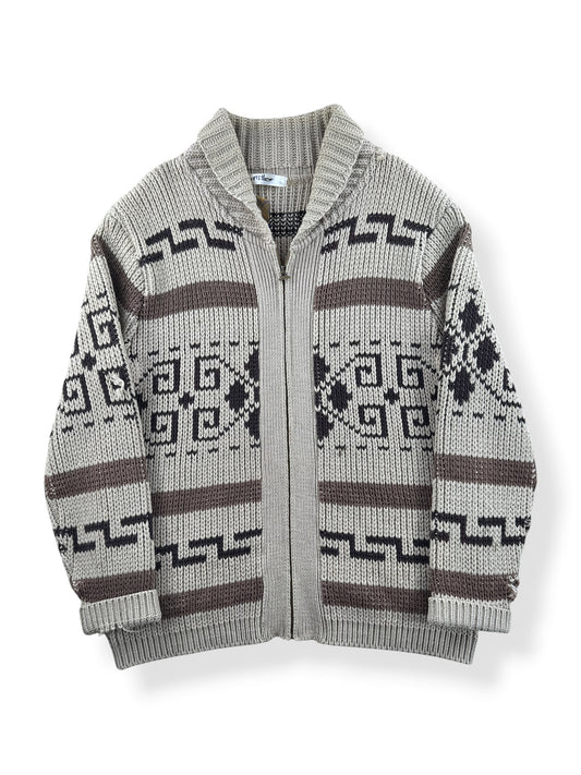 Front of Vintage Pendleton Cowichan Style Lebowski Sweater S L - AS IS