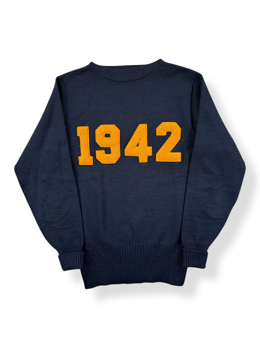 Front of Vintage 1942 University of Washington Sweater SZ S