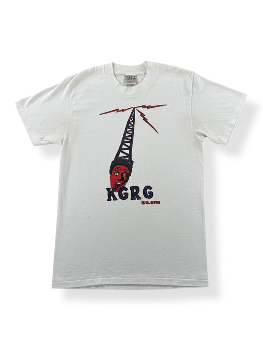 Front of Vintage KGRG Green River College Station Tee SZ M
