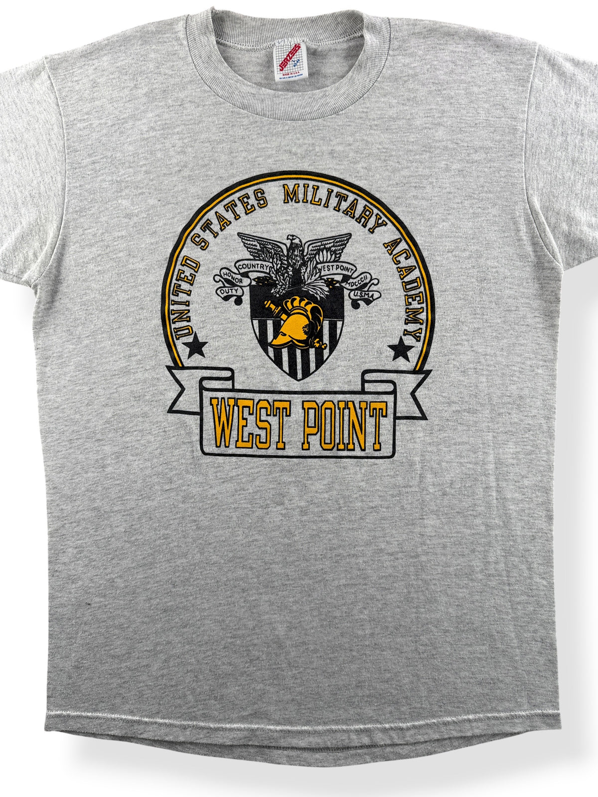 Close-up of Vintage West Point Tee SZ L (Fits M)